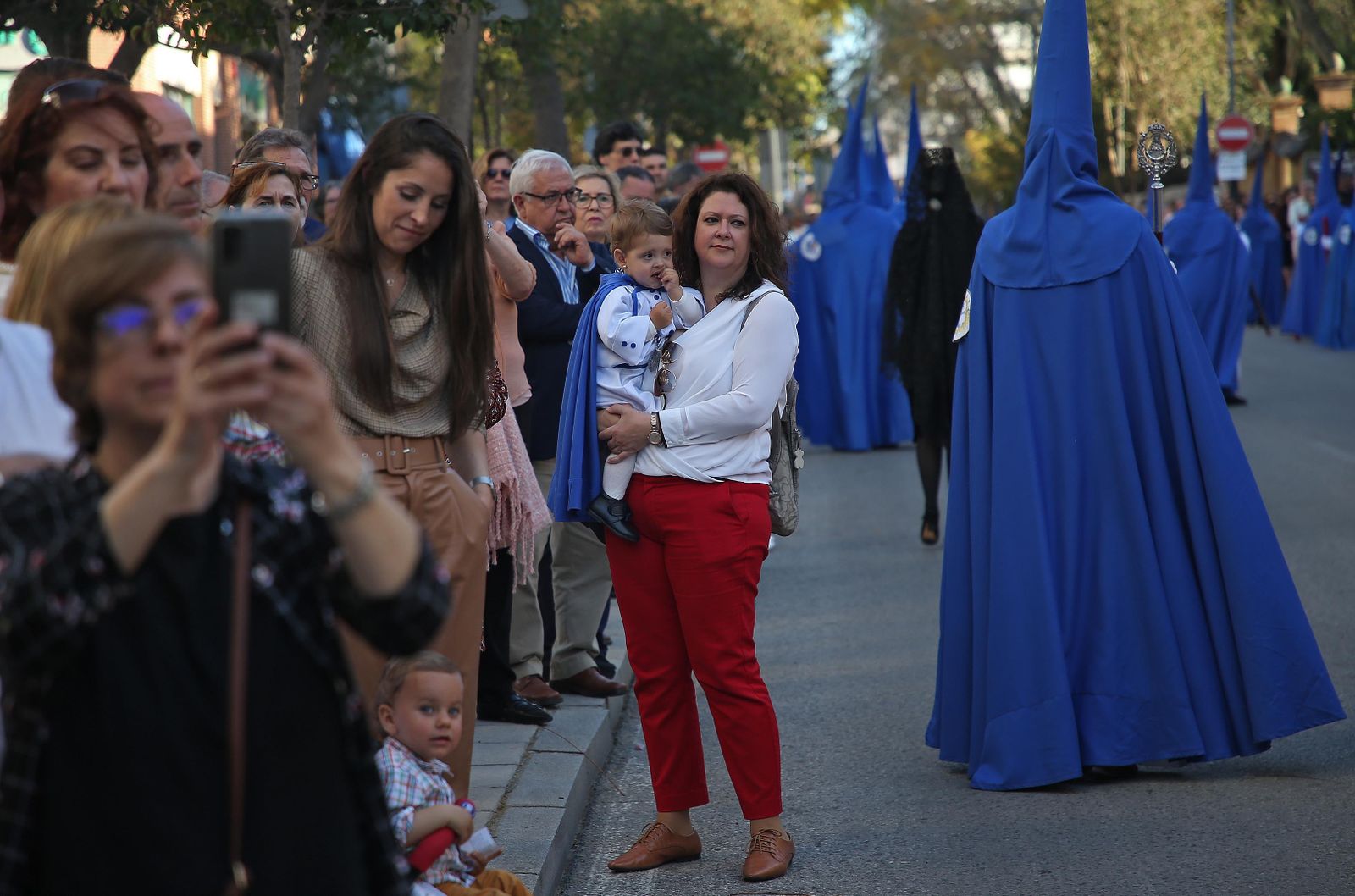 Fotos del Domingo de Ramos en Algeciras: Borriquita y Oración en el Huerto