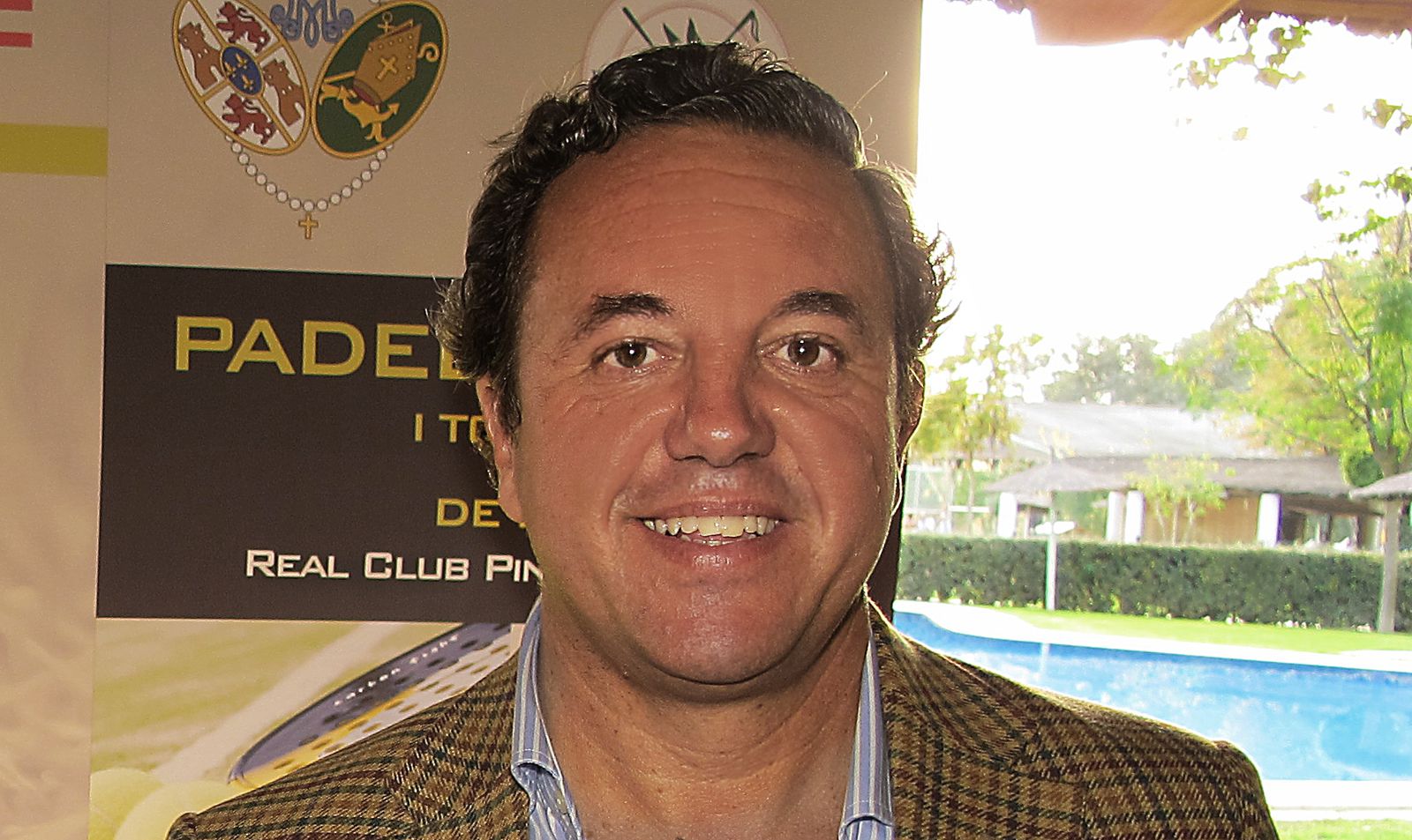 José Antonio García de Tejada, presidente del Club Pineda