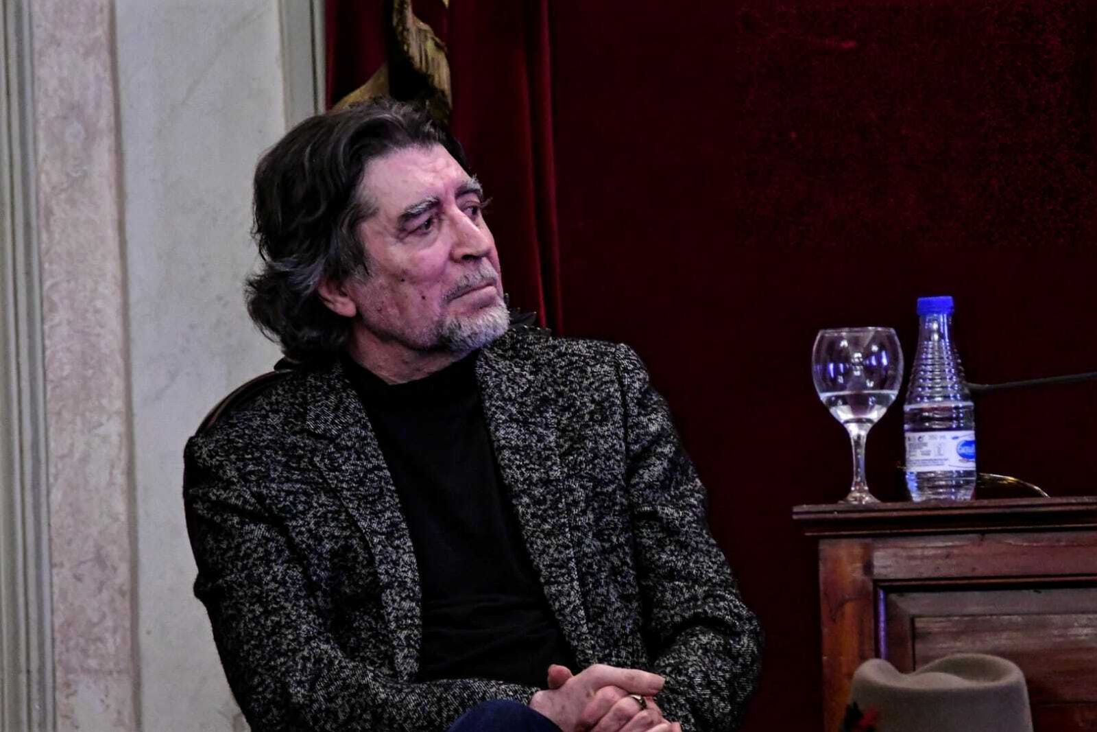 Joaquín Sabina, el 28 de febrero, en el Ayuntamiento de Cádiz.