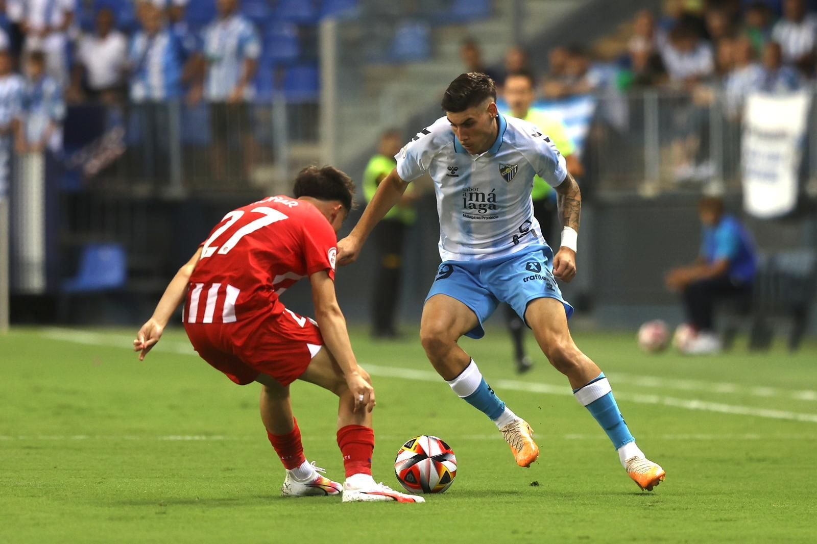 El Málaga CF-Atlético de Madrid B, en fotos