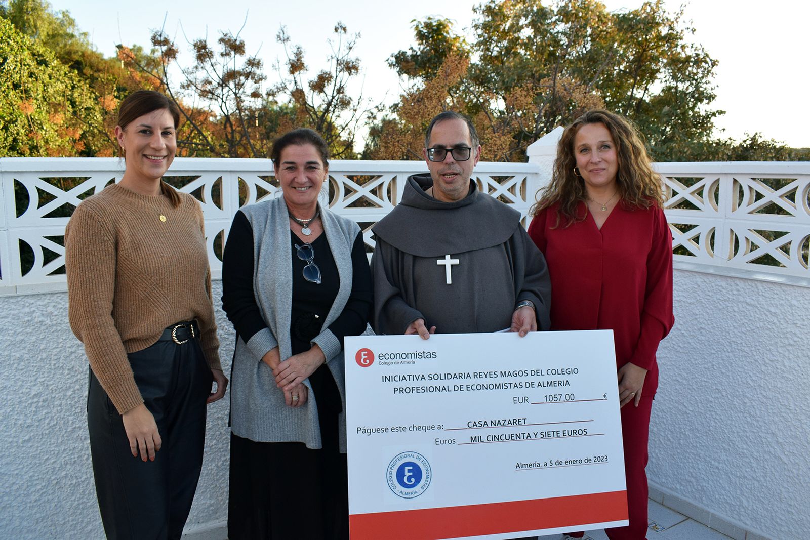 Entrega a la Casa Nazaret.