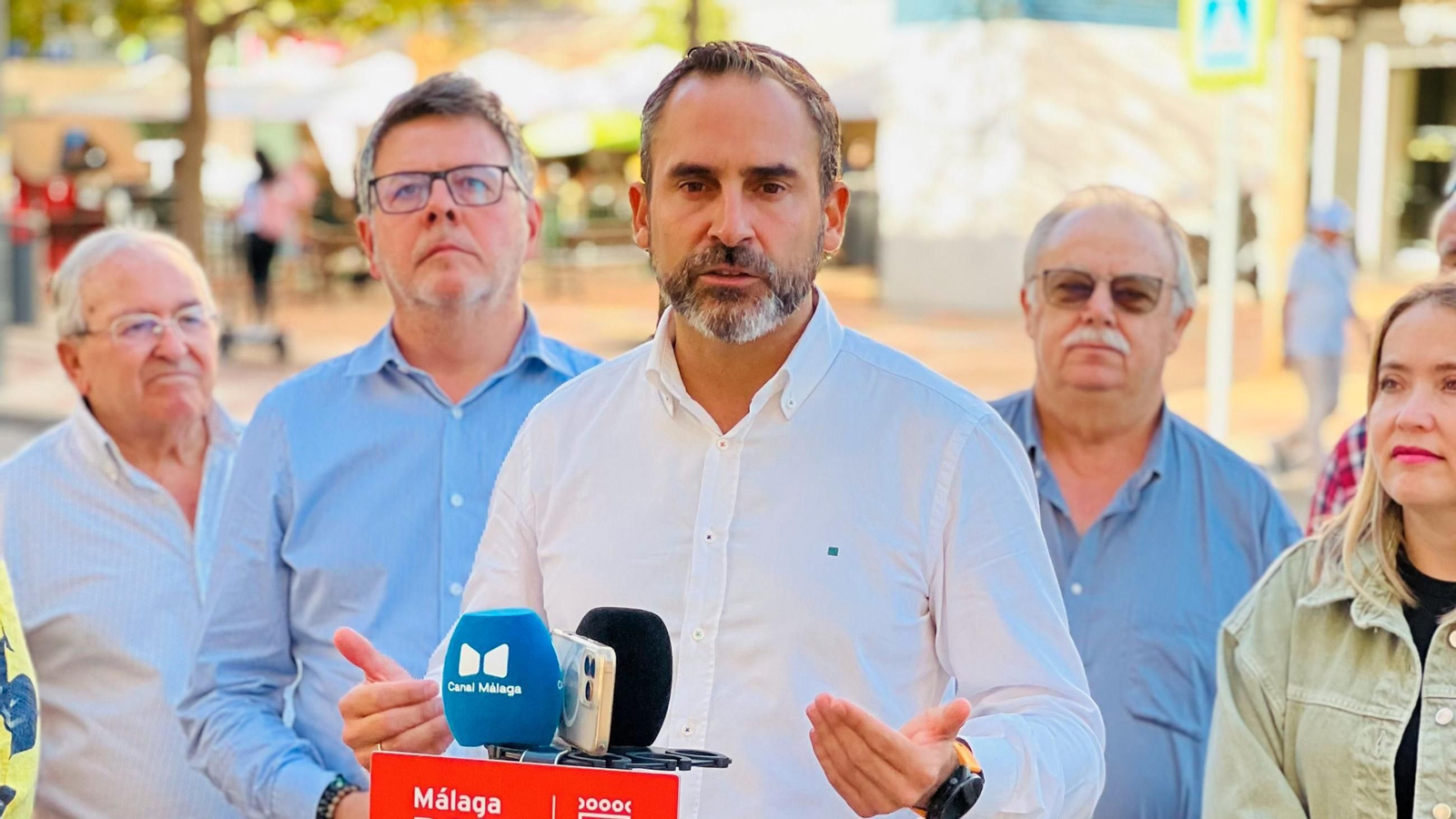 El portavoz socialista en el Ayuntamiento de Málaga, Daniel Pérez, en una imagen de archivo