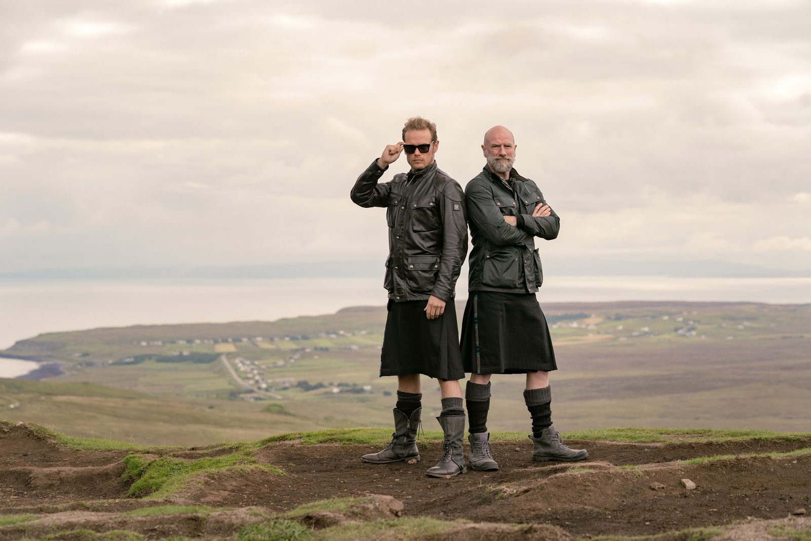 De posado entre los acantilados escoceses