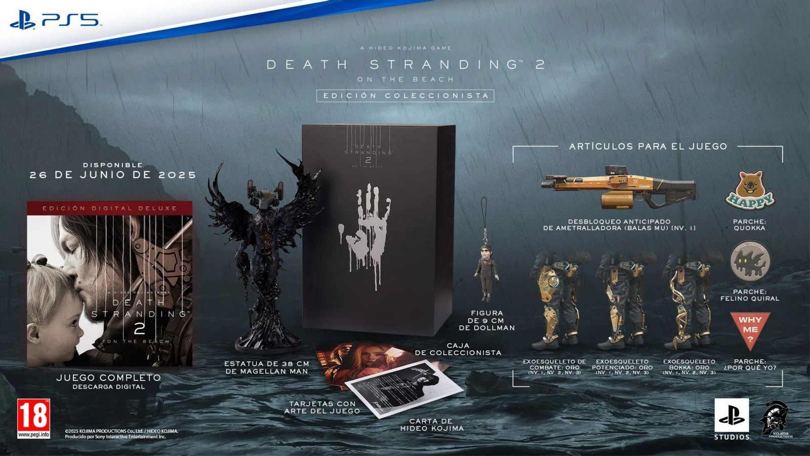Death Stranding 2 On the Beach Edición Coleccionista.