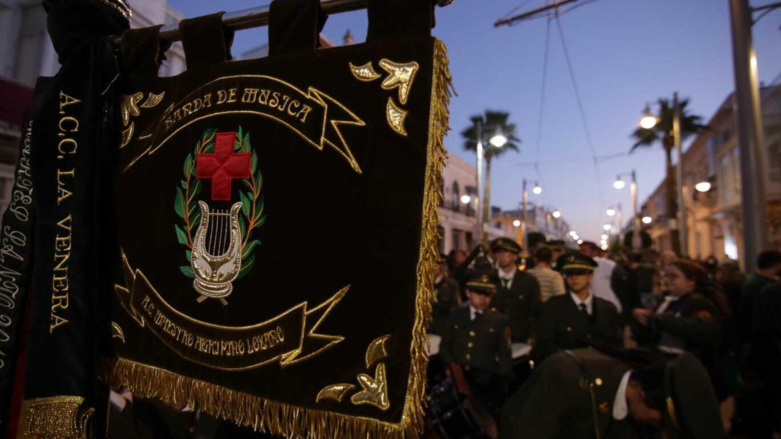 Banda de música Maestro Agripino Lozano, en una imagen de archivo. Es una de las que participará en la Magna de San Fernando.