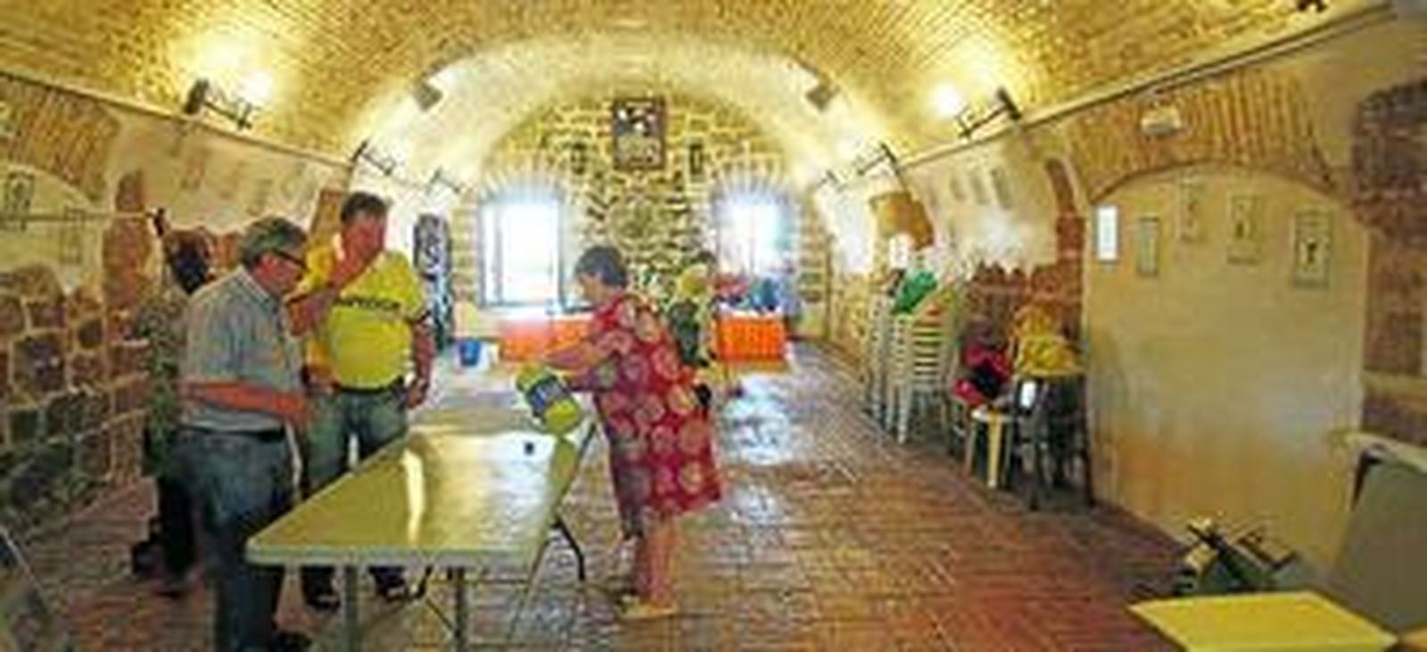 Imagen de la nueva sede de la peña carnavalesca horas antes de su inauguración.