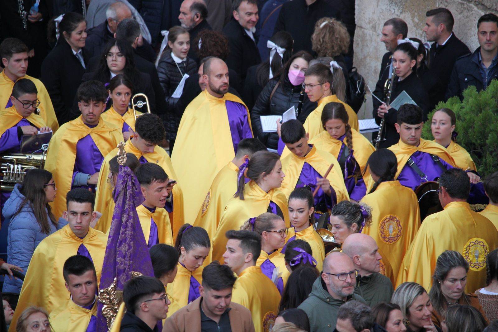 Las imágenes de las procesiones del Jueves Santo en Vélez Rubio