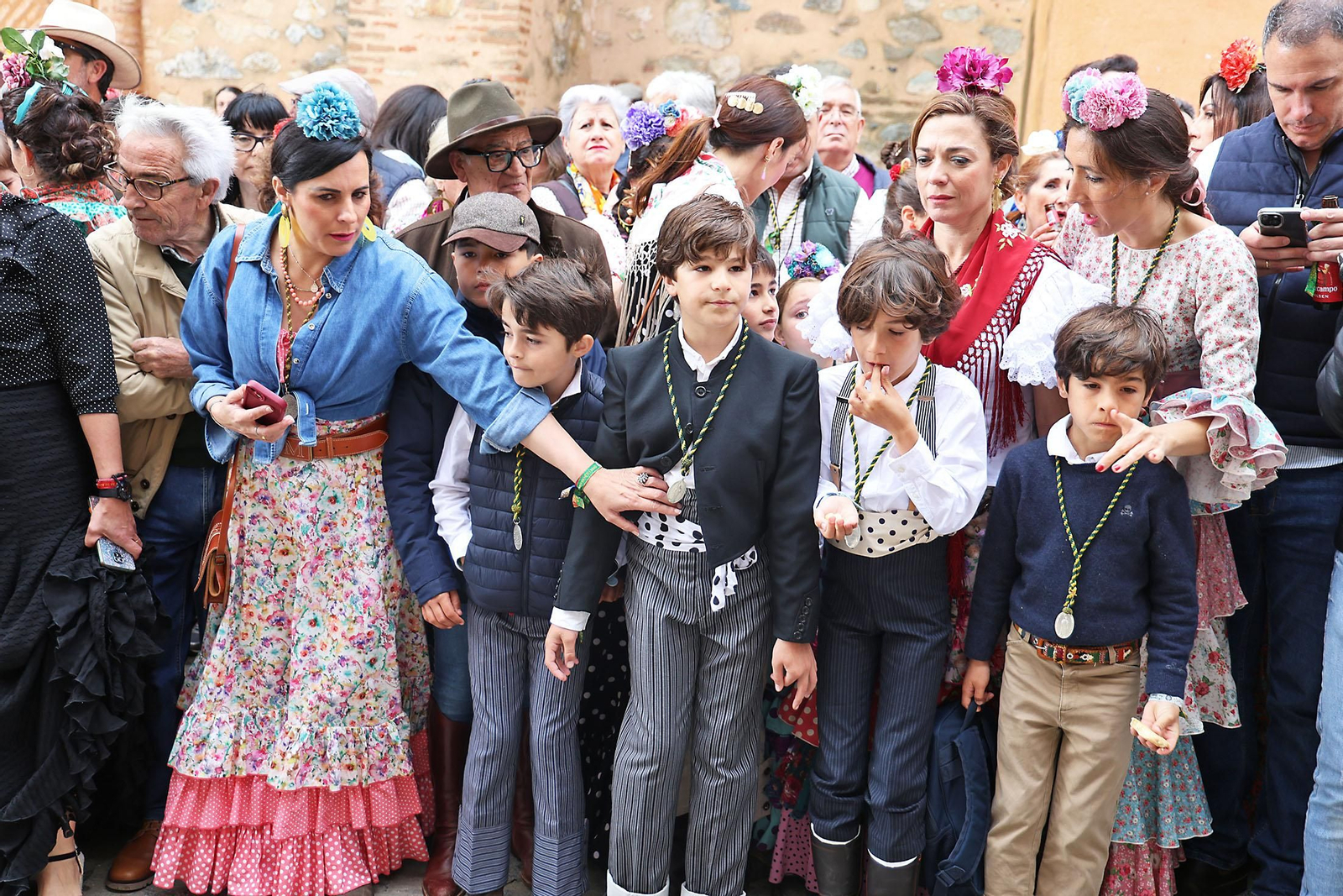Las imágenes de la romería de San Benito Abad en el Cerro del Andévalo de Huelva