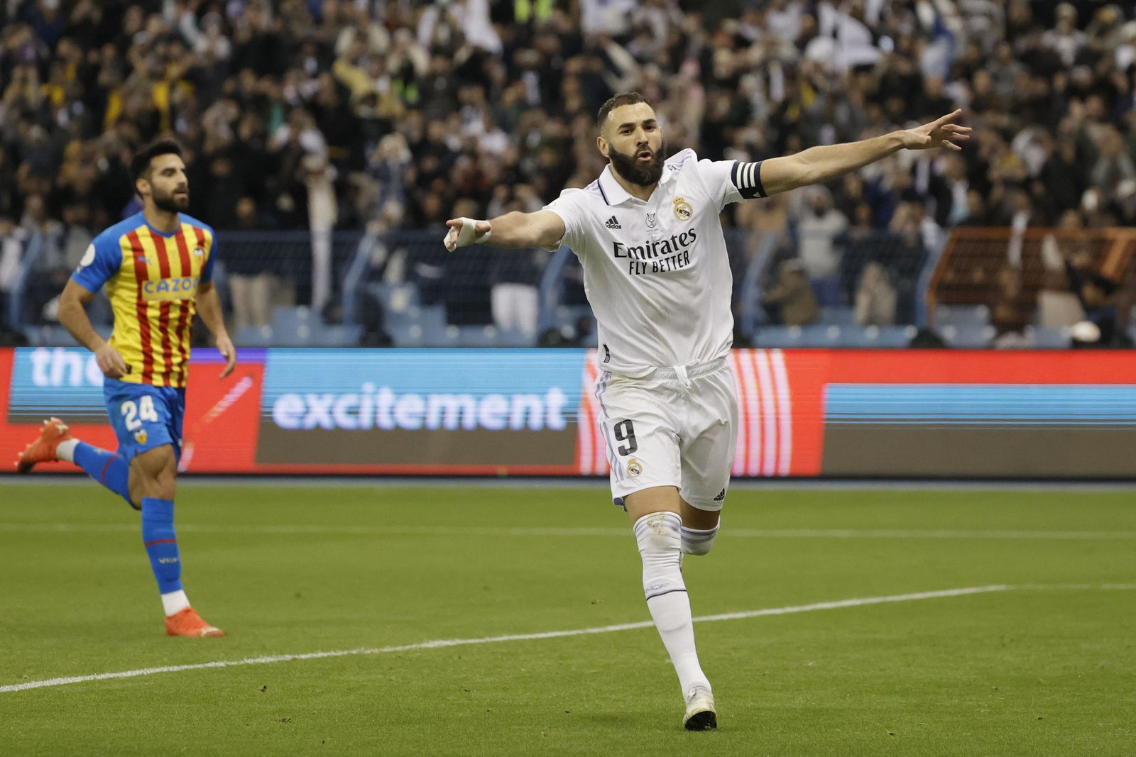 Las fotos de la clasificación del Real Madrid en la Supercopa