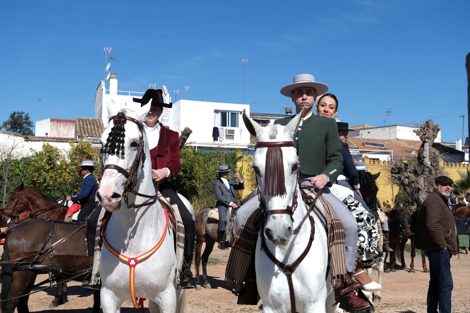 La XV marcha hípica por el Día de Andalucía en Córdoba, en imágenes
