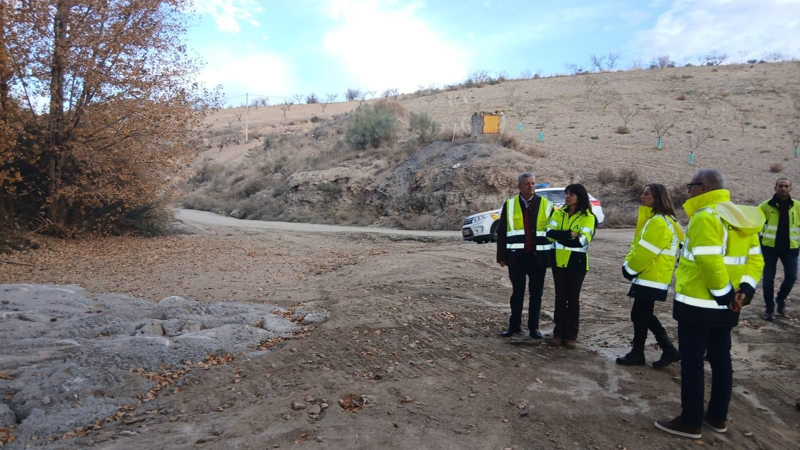 Obras para mejorar la seguridad vial en la Rambla del Charche.