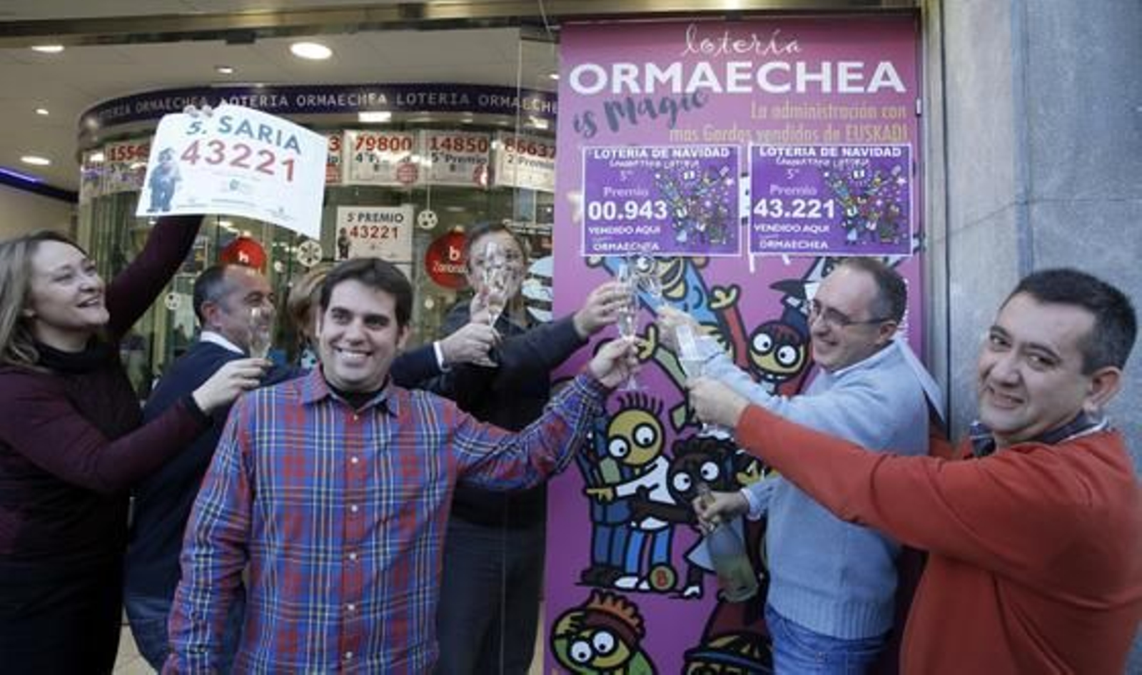 Celebración de un quinto en Bilbao

Foto: EFE