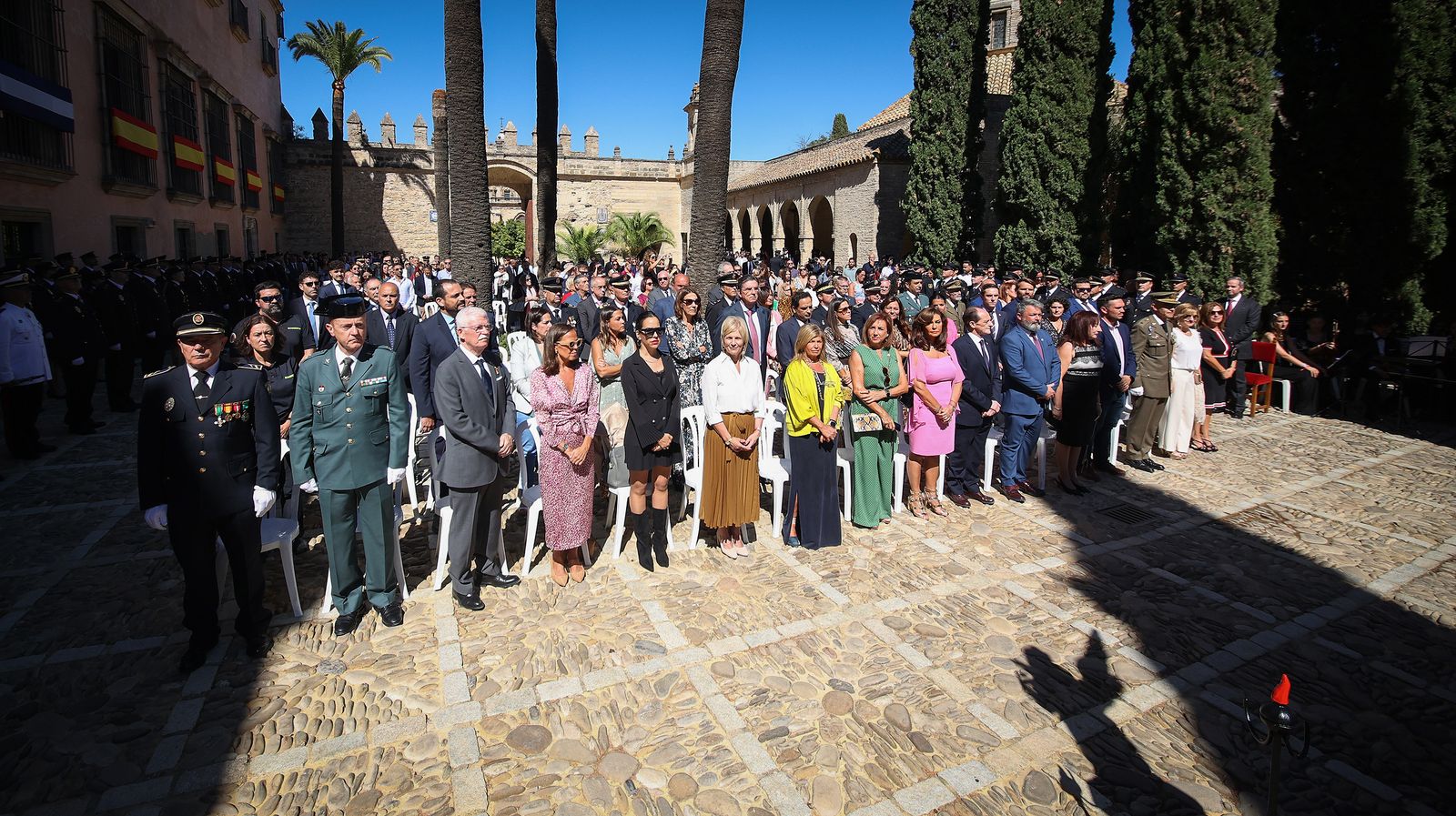 Emotivo acto por el Día de la Policía Nacional celebrado en Jerez