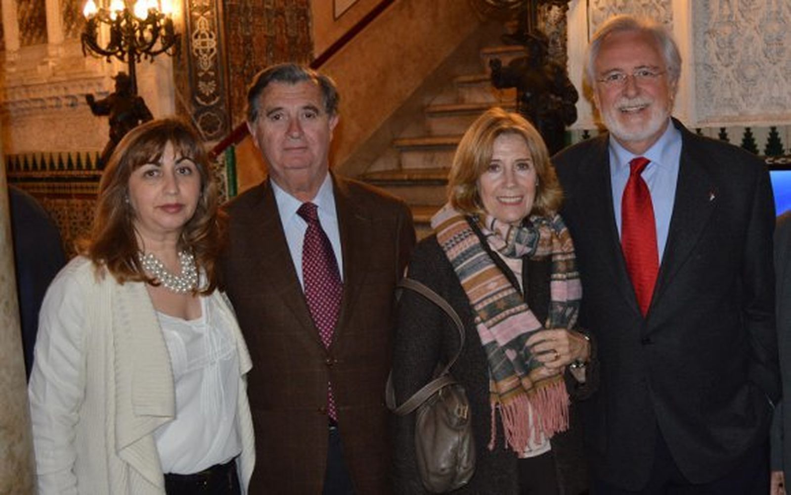 Anamaría Fimia, José María García León, Alicia Castellanos y Enrique Montiel.  Foto: Ignacio Casas de Ciria