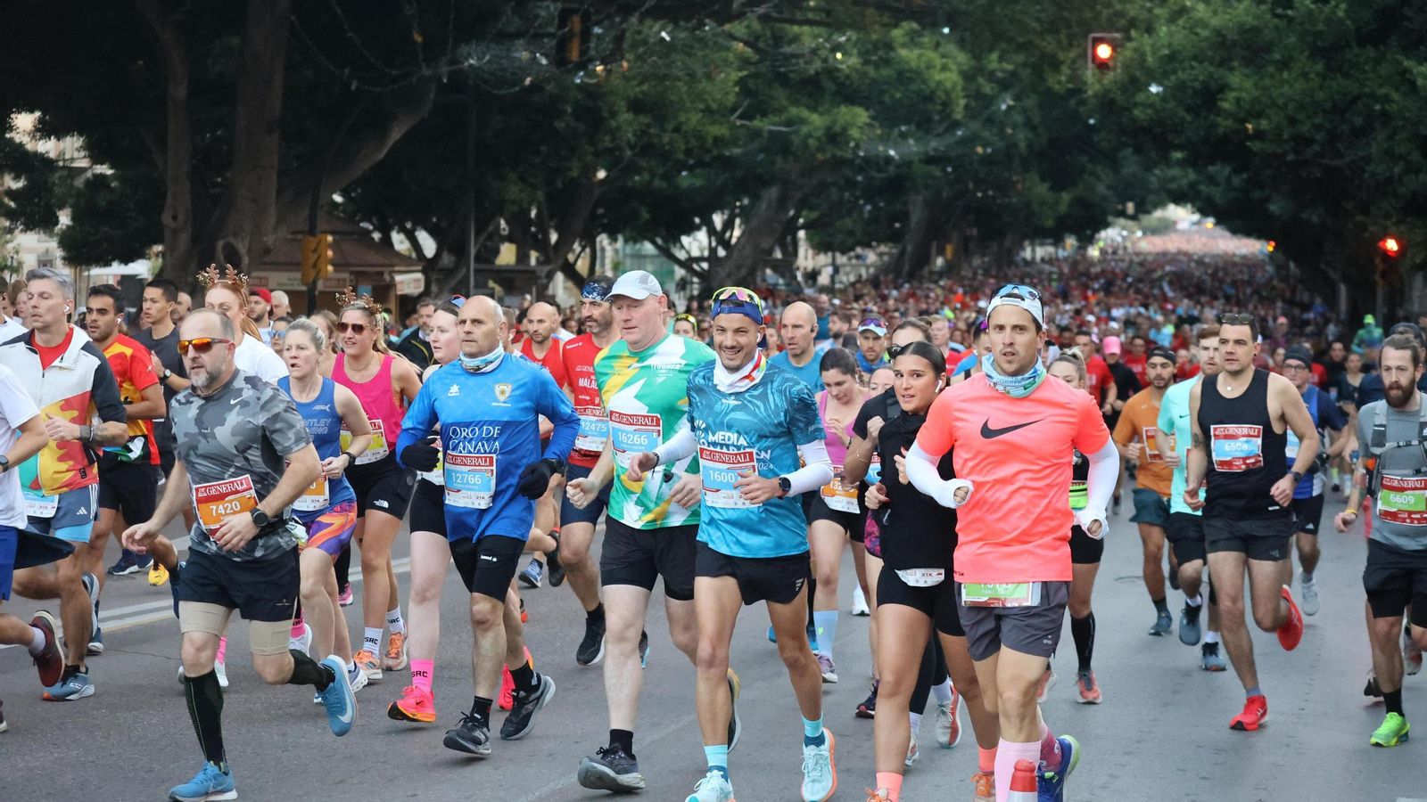 Las mejores fotos de la Maratón de Málaga 2024