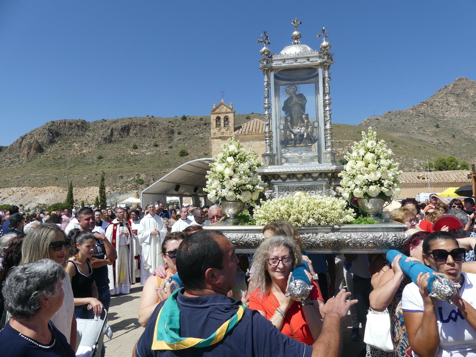 Romería del Saliente en años anteriores.