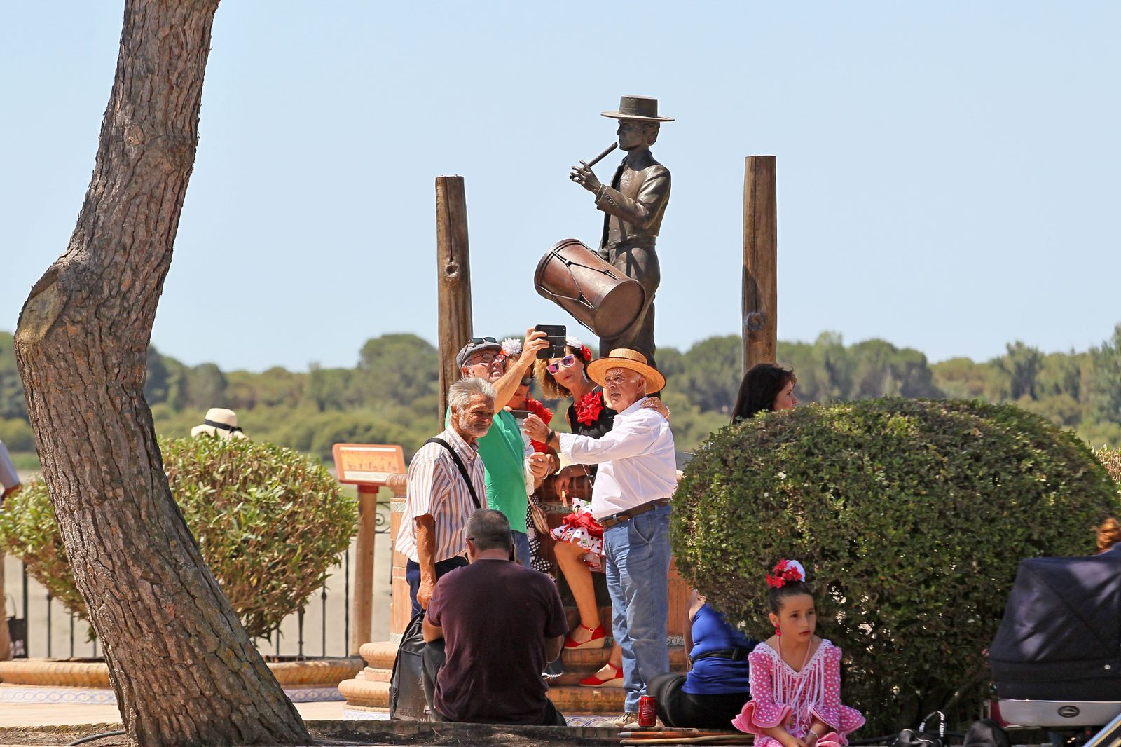 Imágenes del domingo de descanso en El Rocio