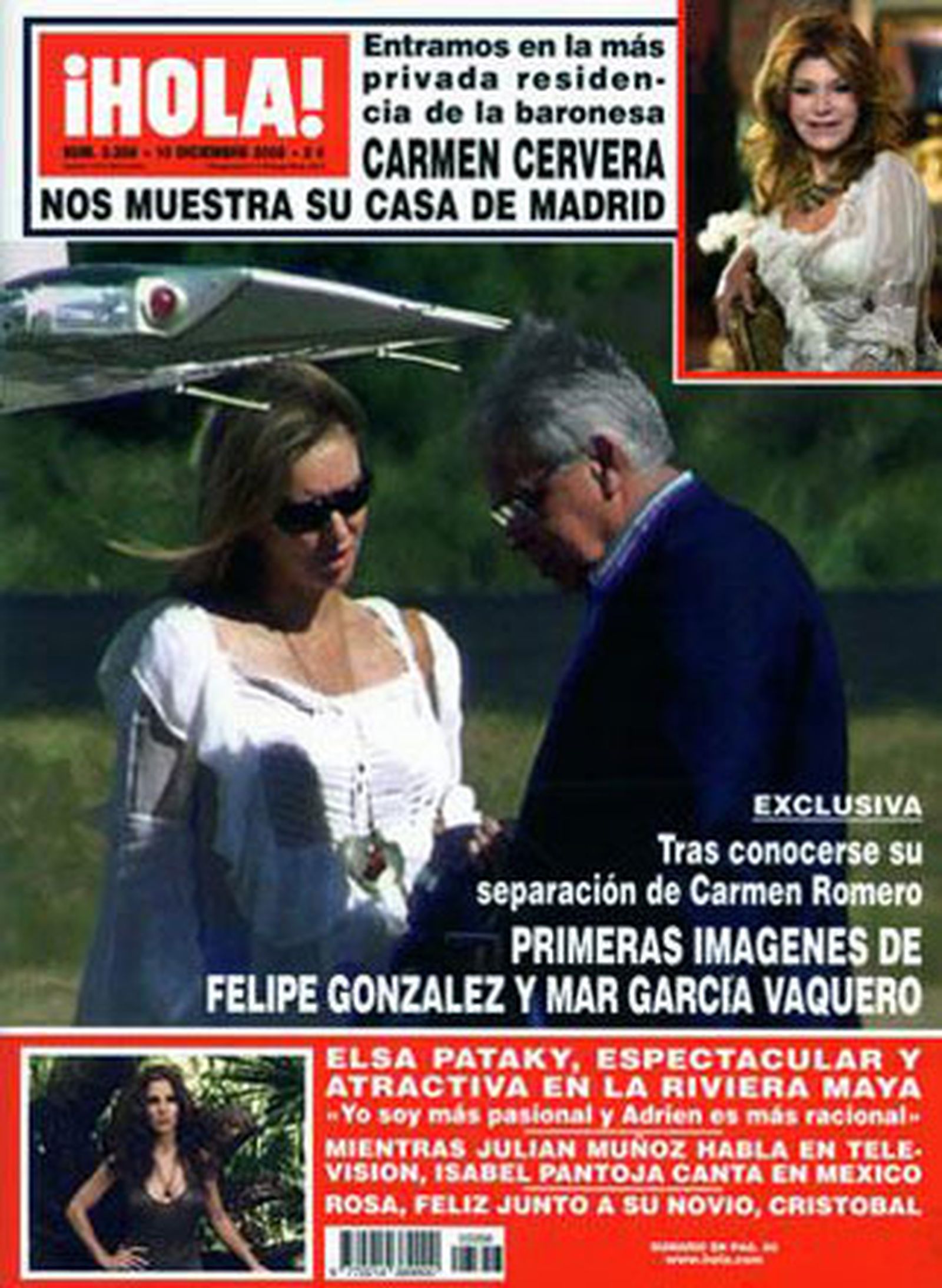 Felipe González y Mar García Vaquero, juntos por primera vez