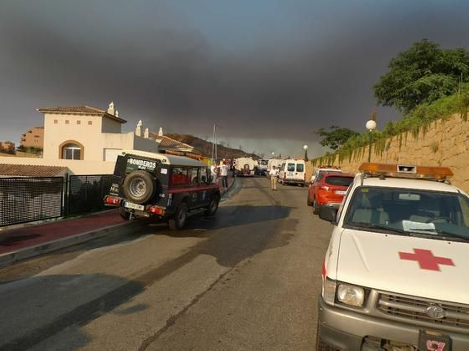 El incendio forestal, en imágenes
