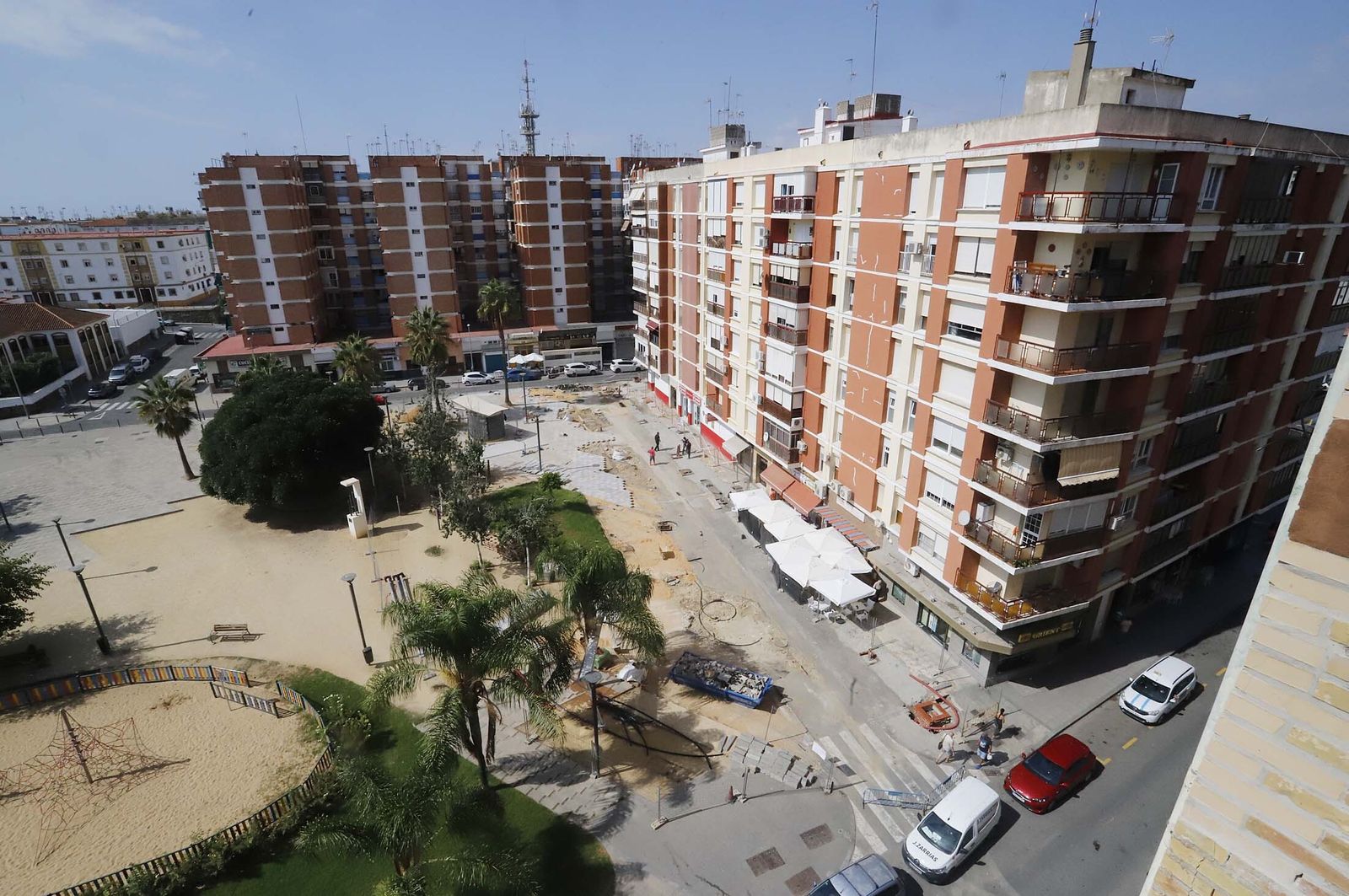 Un paseo en imágenes por la Plaza del Antiguo Estadio y sus alrededores