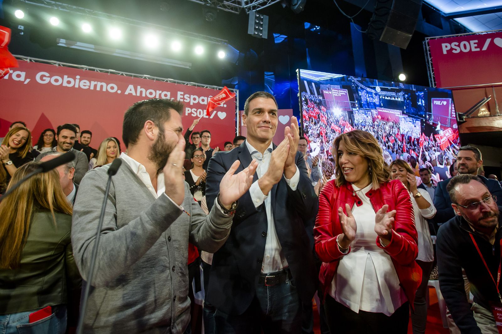 Imágenes del mitin del PSOE en Cádiz