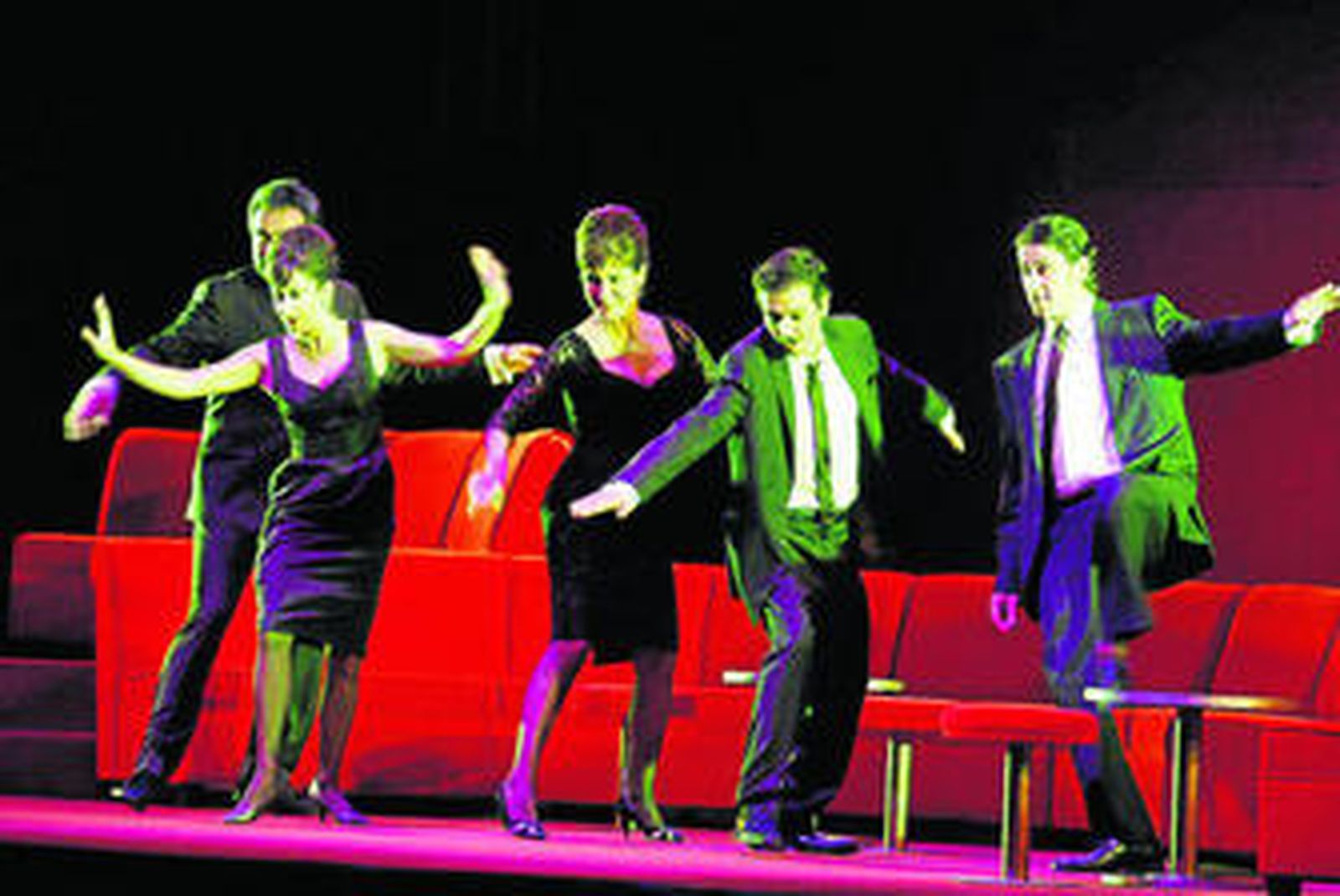 Un momento de la representación de la obra.