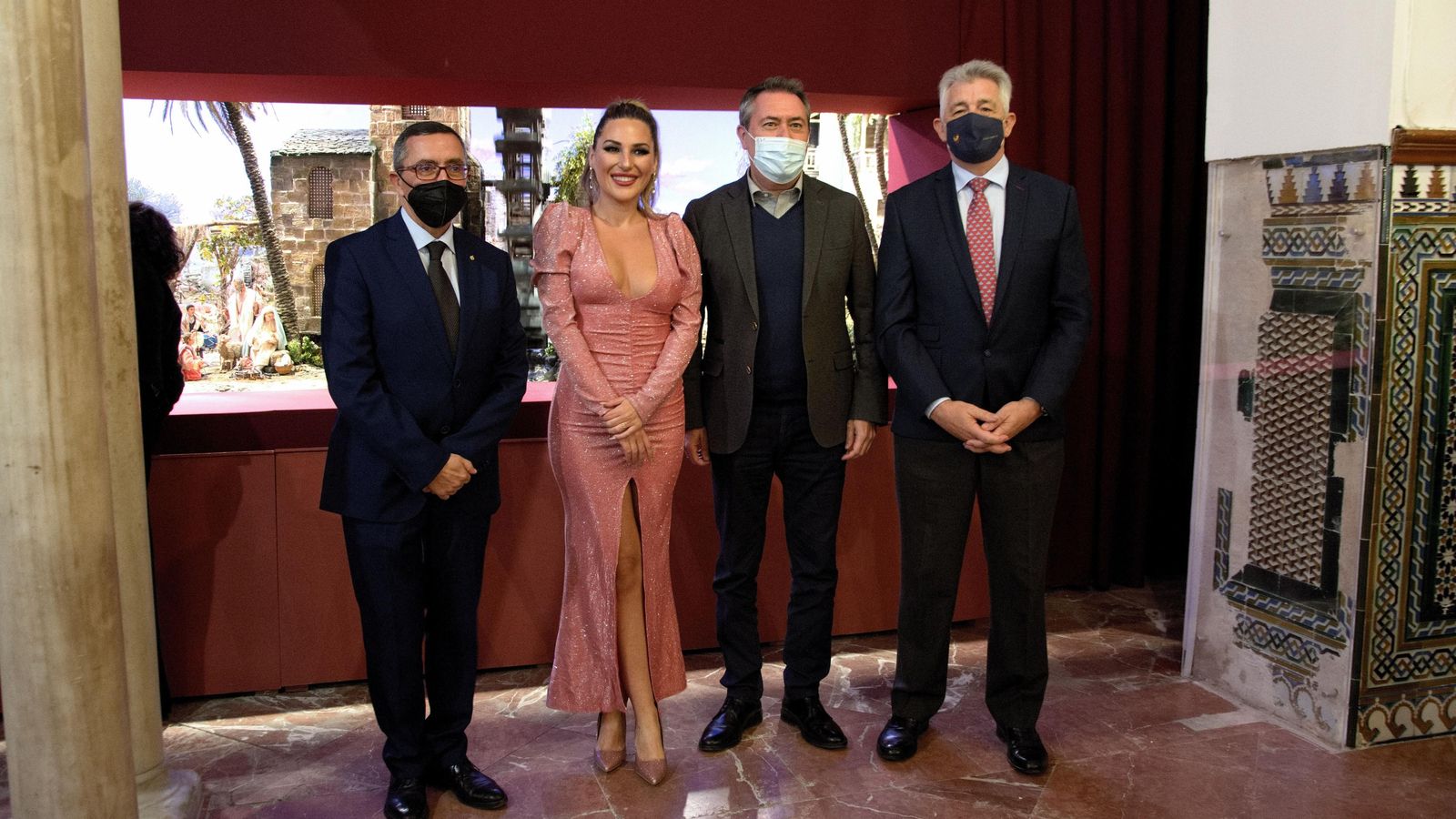 Inauguración del Belén Tradicional del Círculo Mercantil 2021.