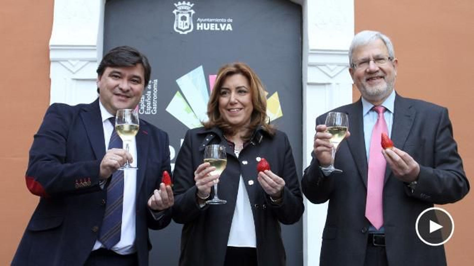 Gabriel Cruz, Susana Díaz y Mariano Paladín