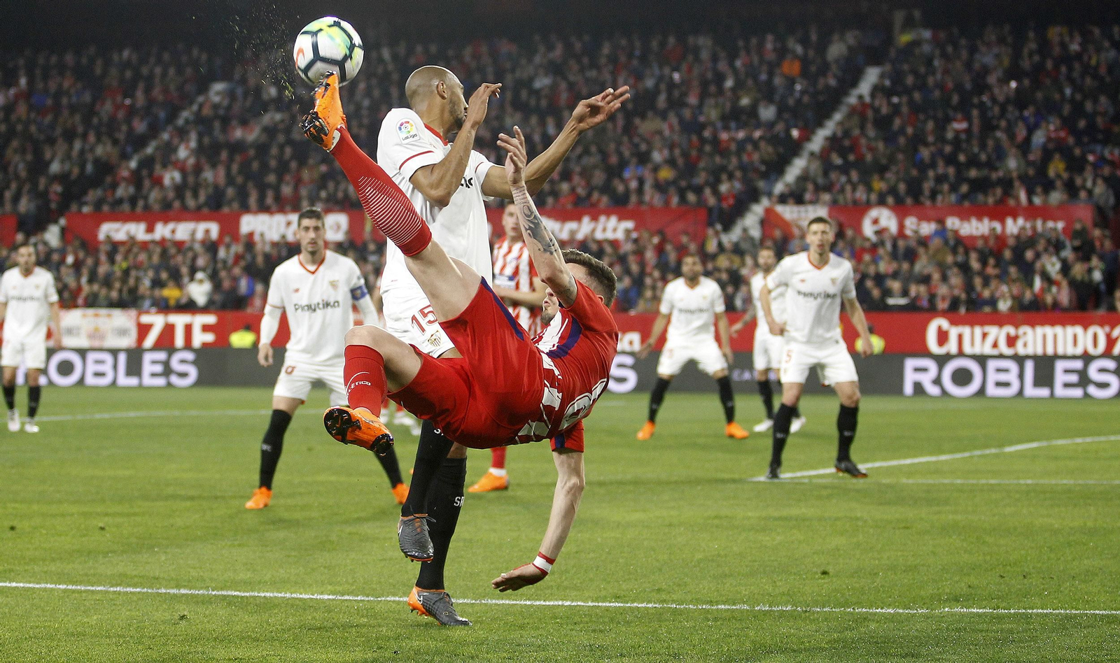 Las imágenes del Sevilla-Atlético de Madrid