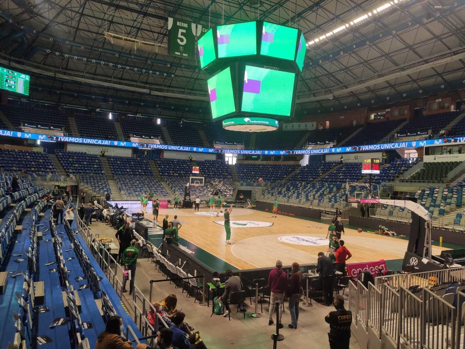 Una imagen del Carpena este domingo.