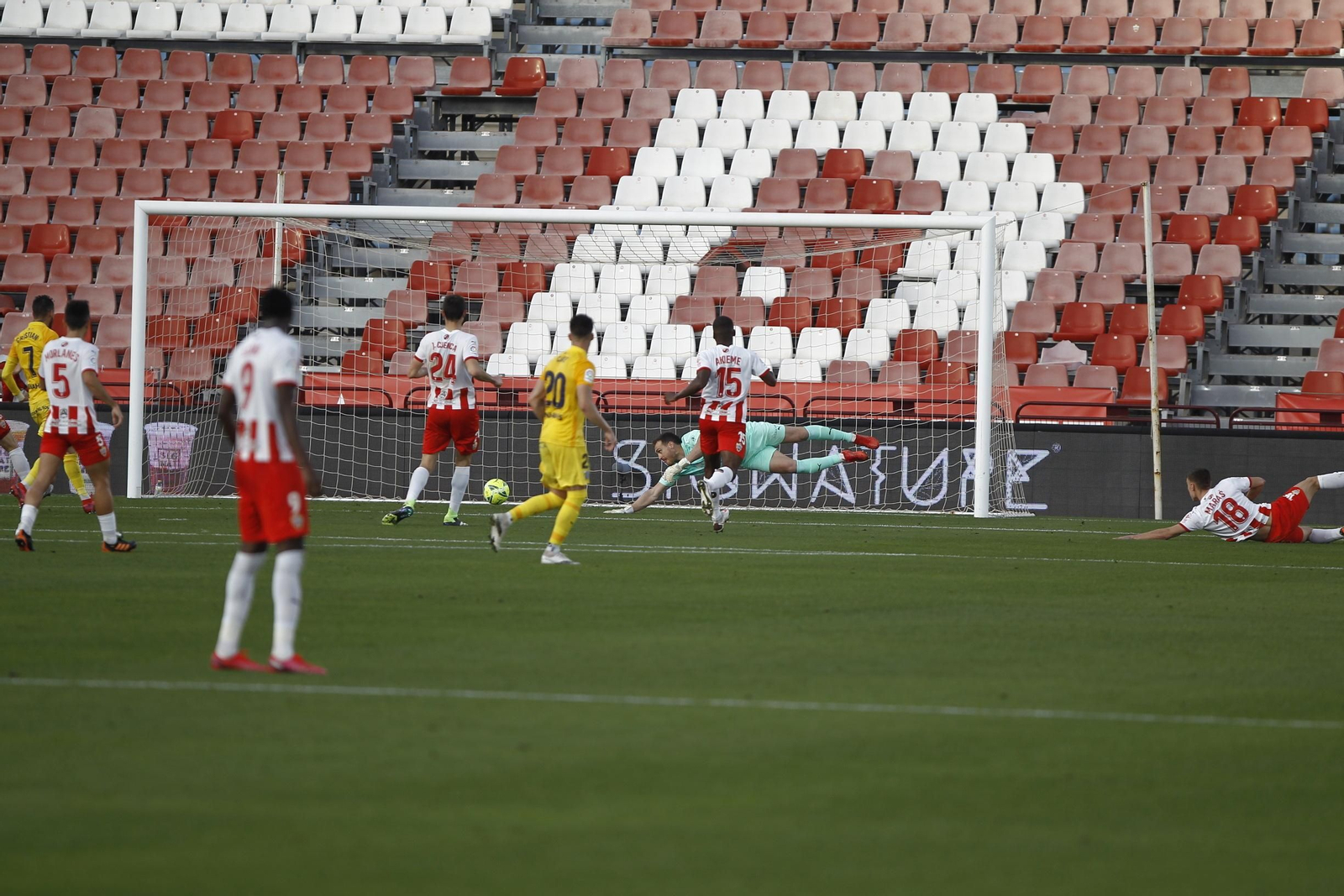 LAs fotos del Almería - Málaga