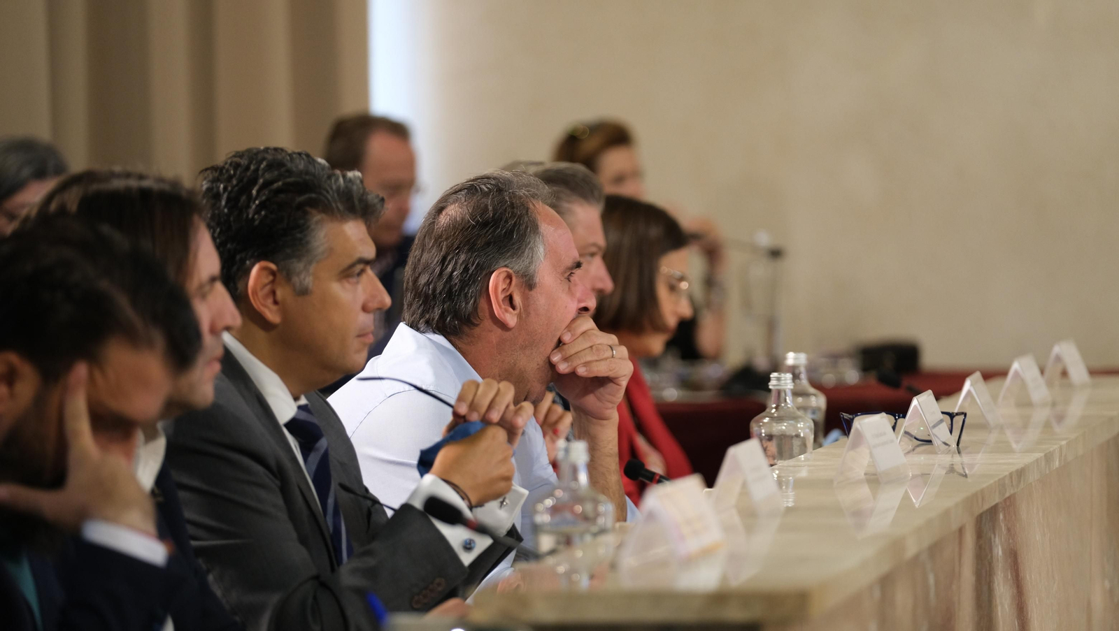 Imágenes del pleno del Ayuntamiento de Almería