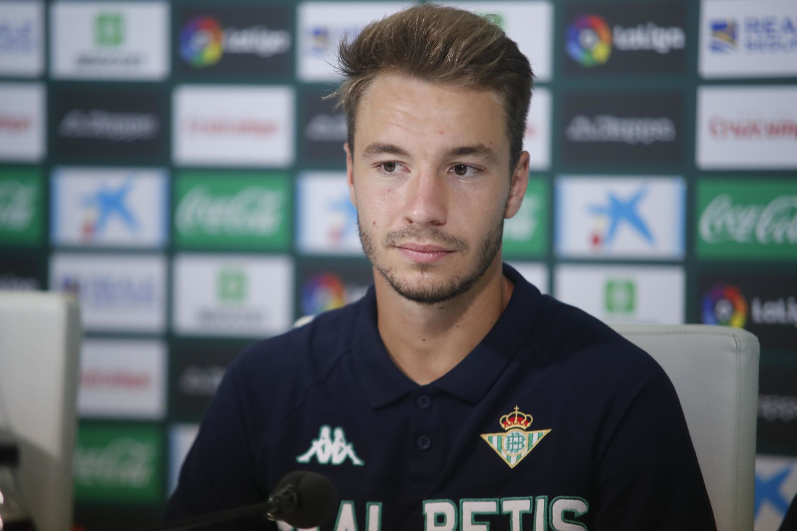 Loren, en la rueda de prensa de su presentación.