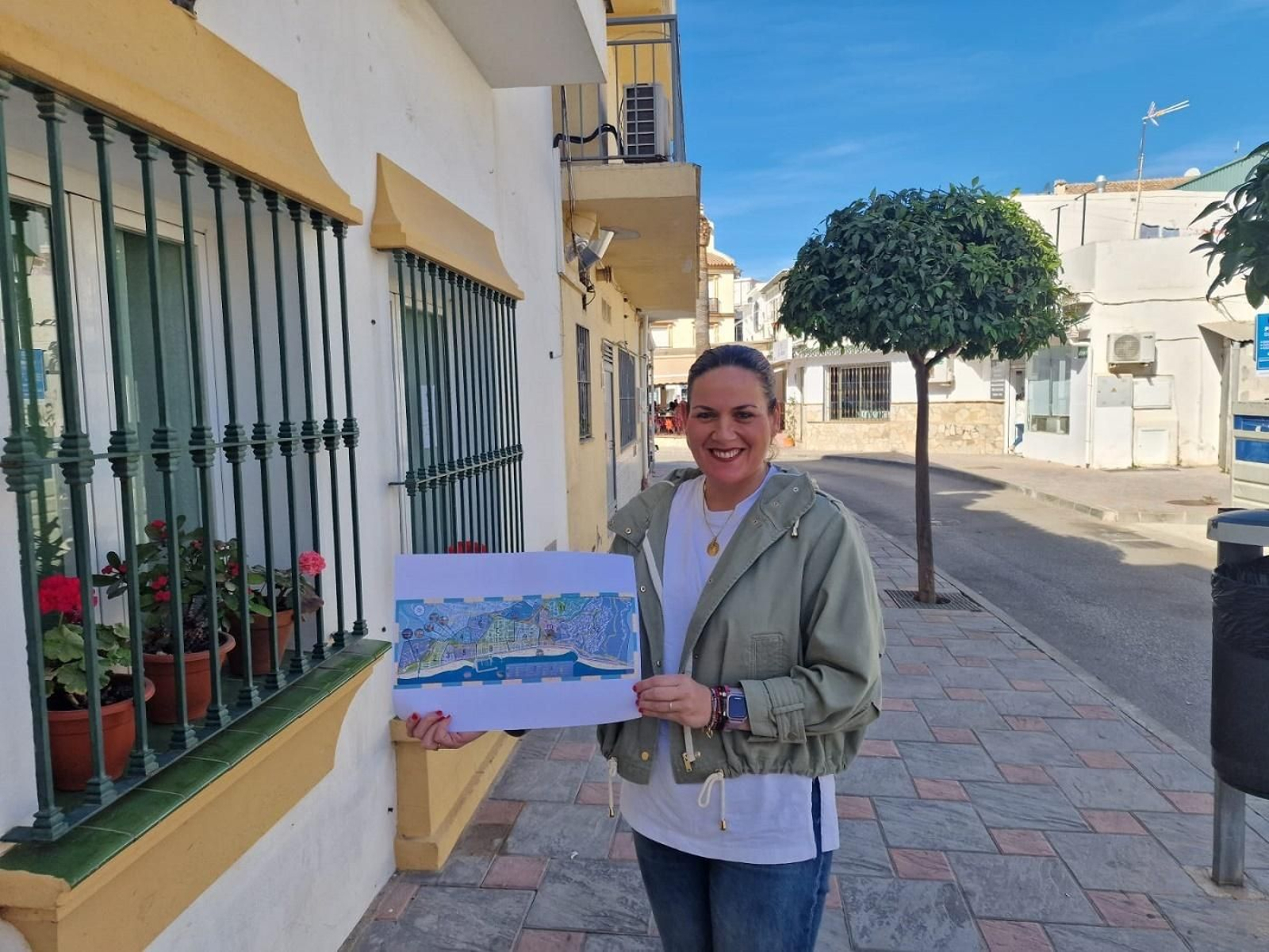 La concejala de Coordinación de Barrios, Isabel Moreno.