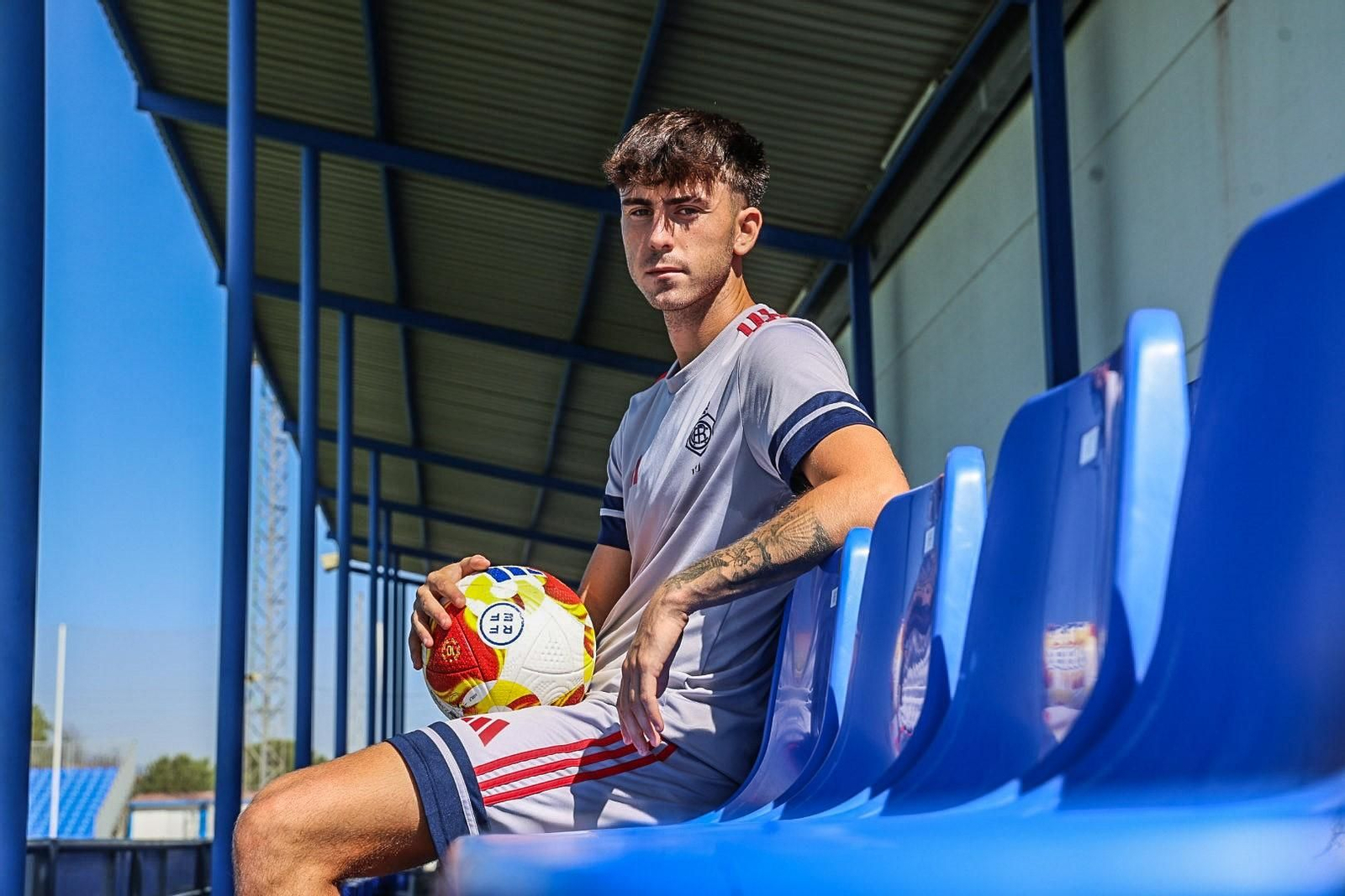 Leo Mascaró, jugador del Recreativo de Huelva.