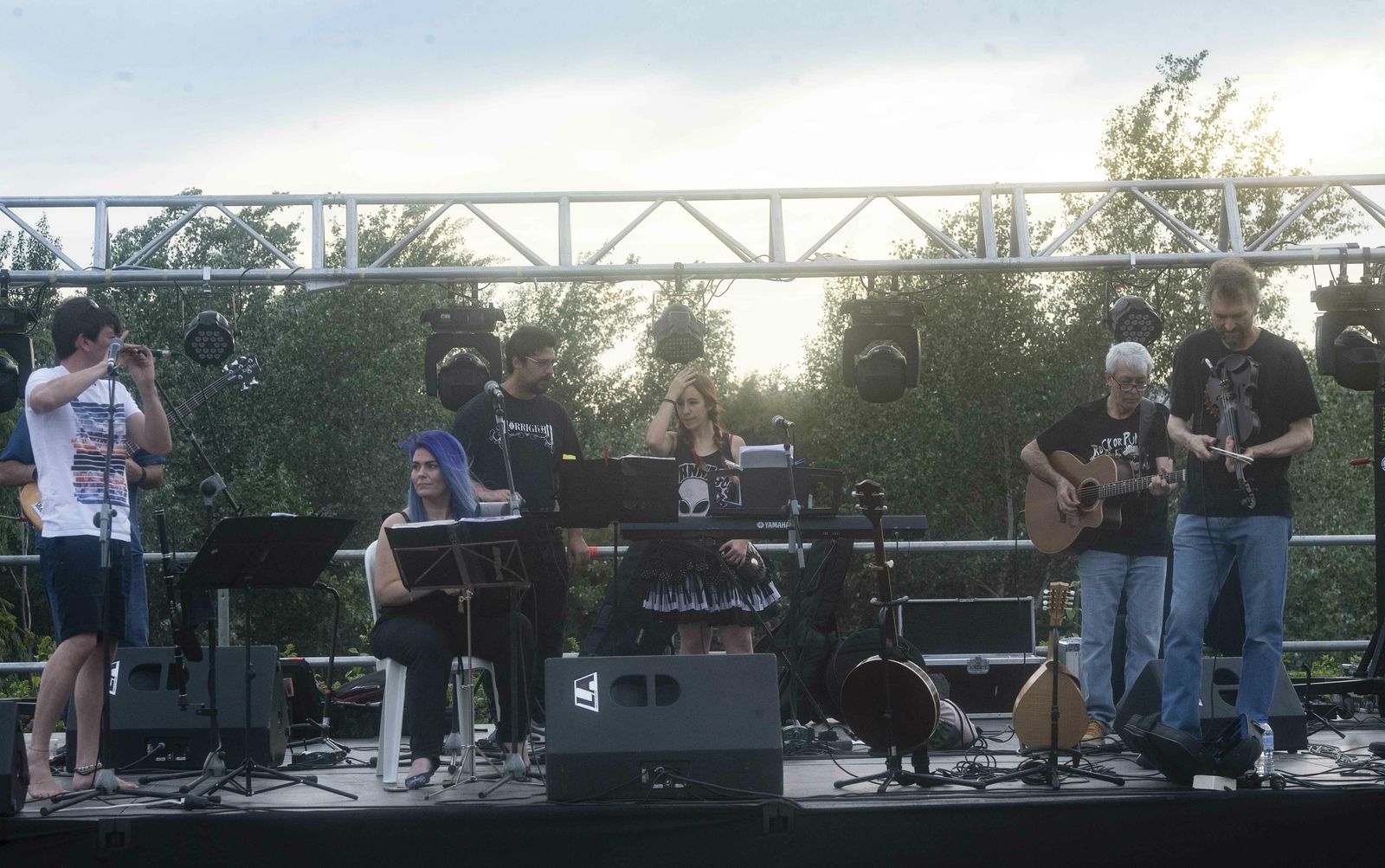 Actuación de Cairdean en el escenario Miño.