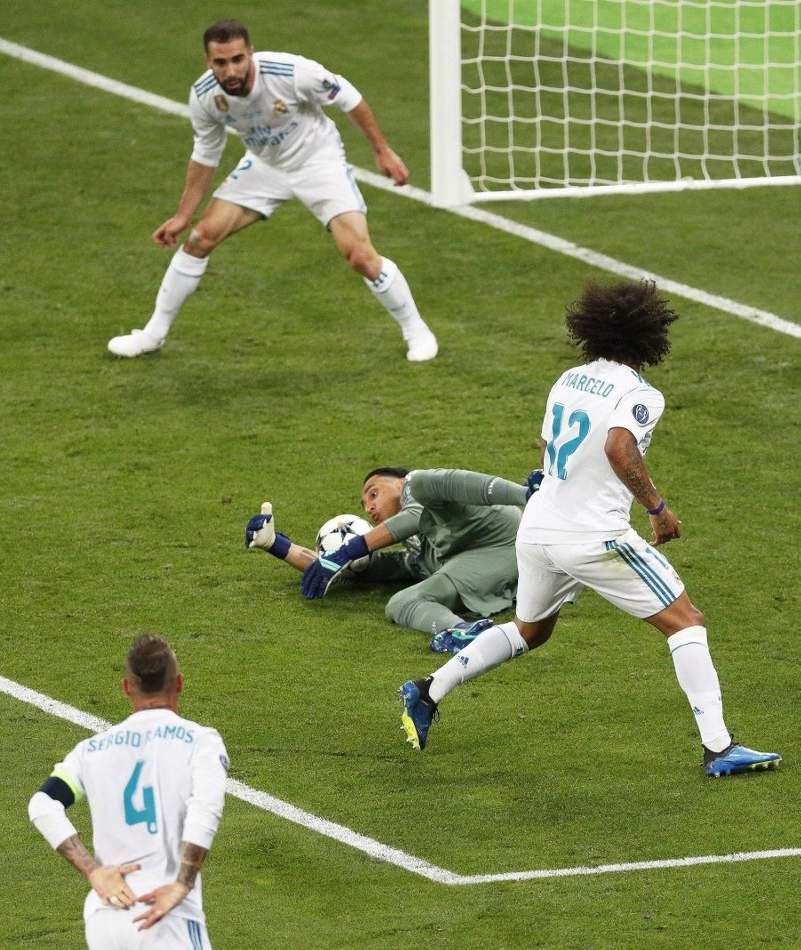 Las imágenes de la final de la Champions en Kiev