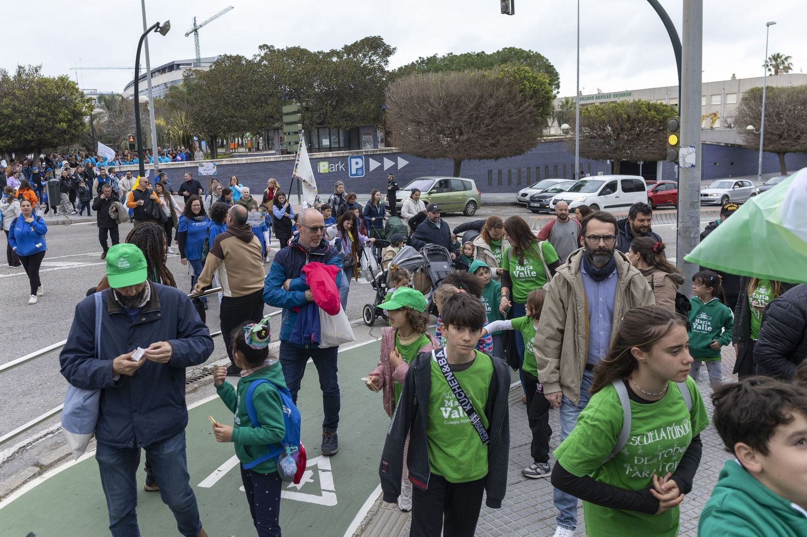 Las imágenes de la inauguración de VI Olimpiadas Escolares de la Escuela Pública de Cádiz
