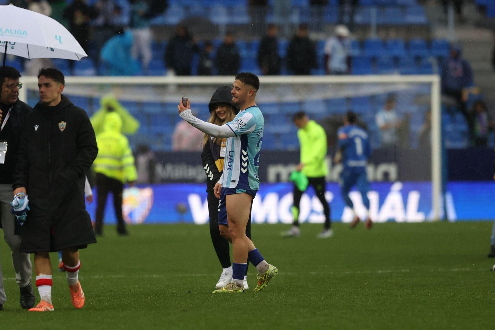 Málaga CF-Almería, en fotos