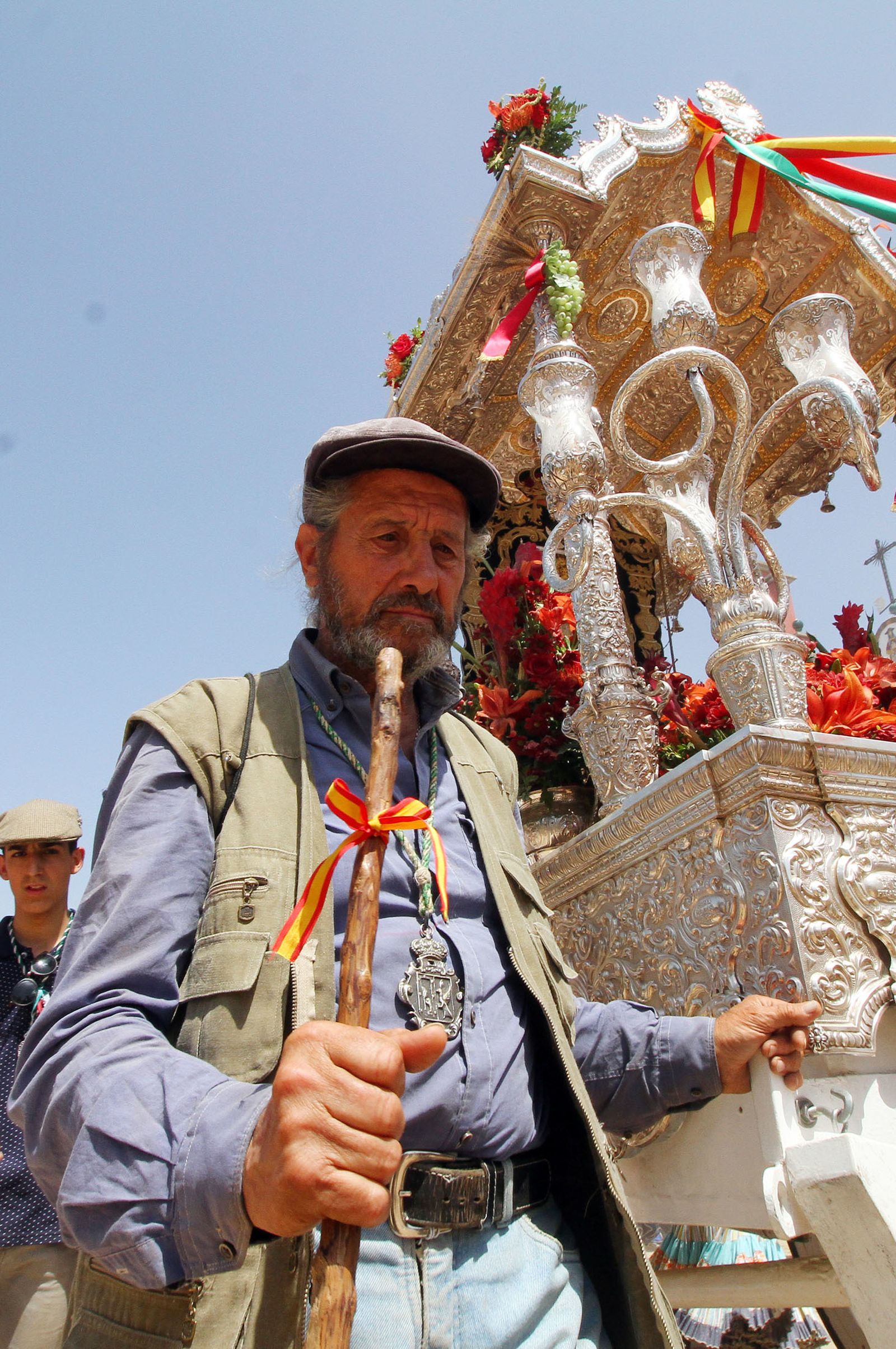 Ambiente en la aldea del Rocío.
