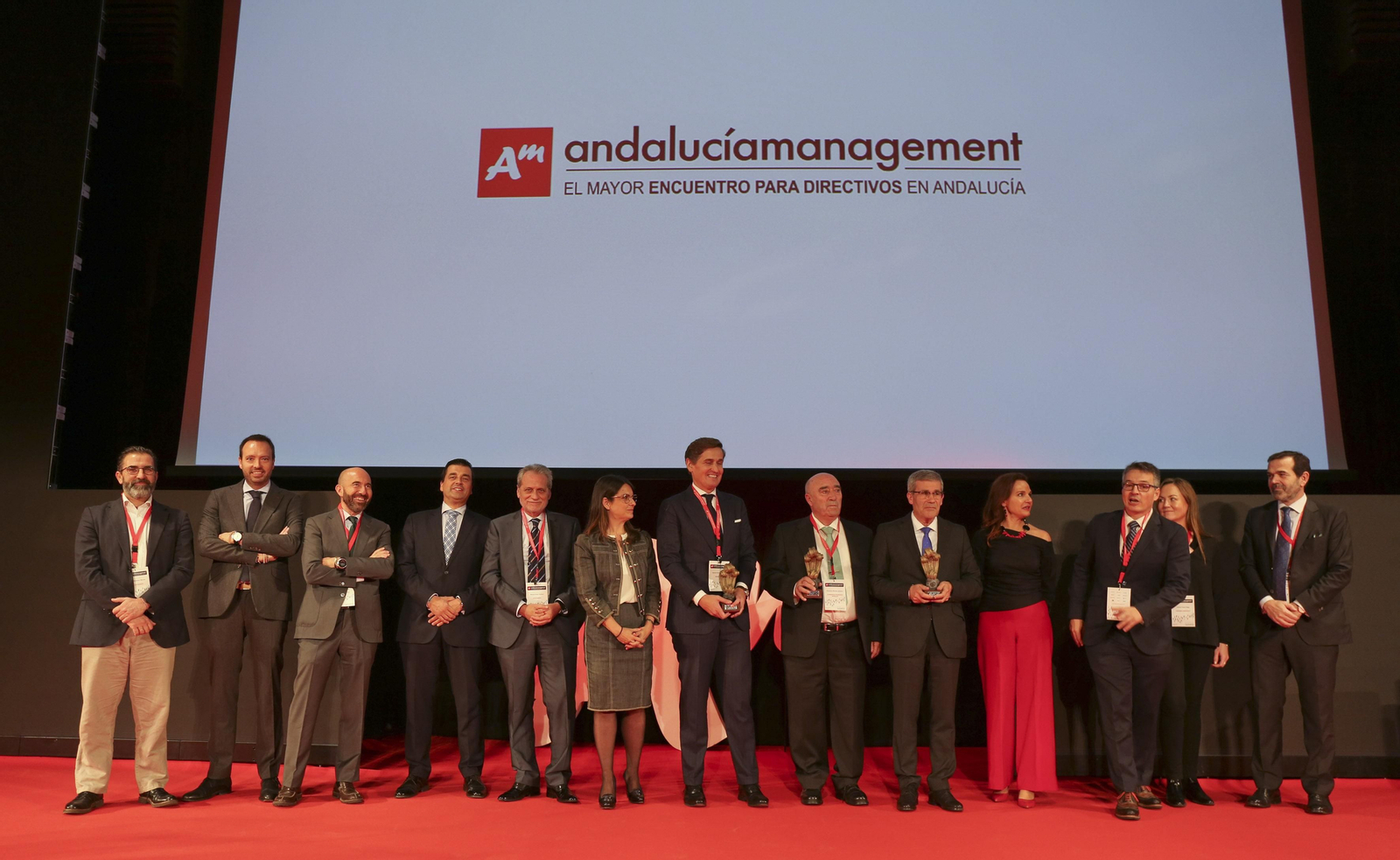 Empresarios y directivos este jueves en Andalucía Management.