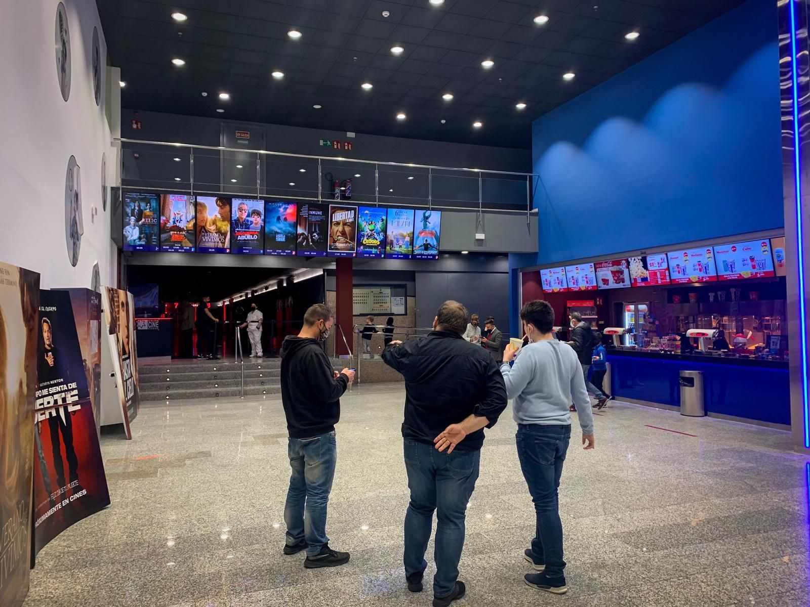 Imagen tomada este viernes de Multicines Jerez.