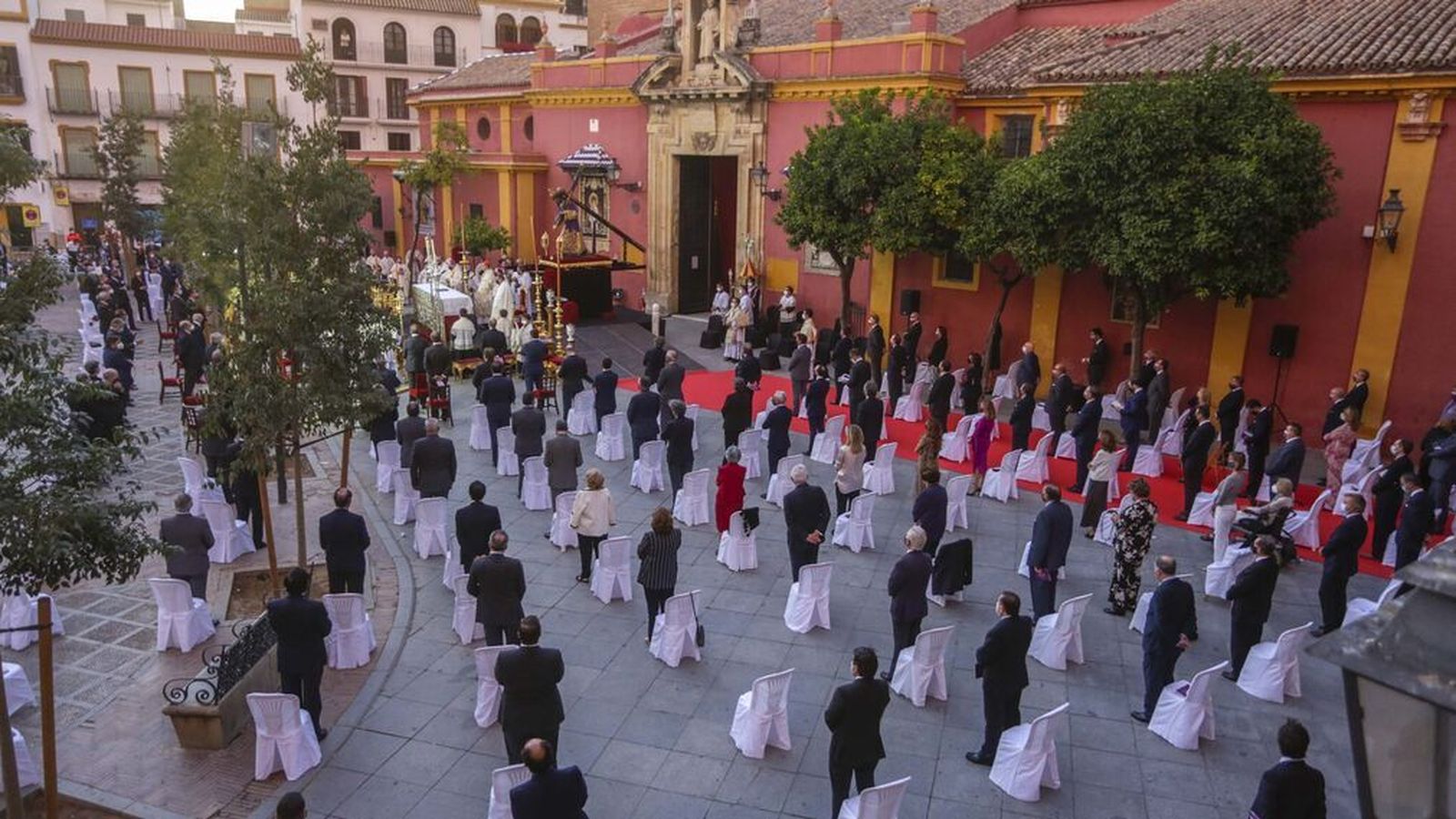 Misa celebrada el pasado 1 de octubre en Sevilla por el 400 aniversario del Gran Poder.