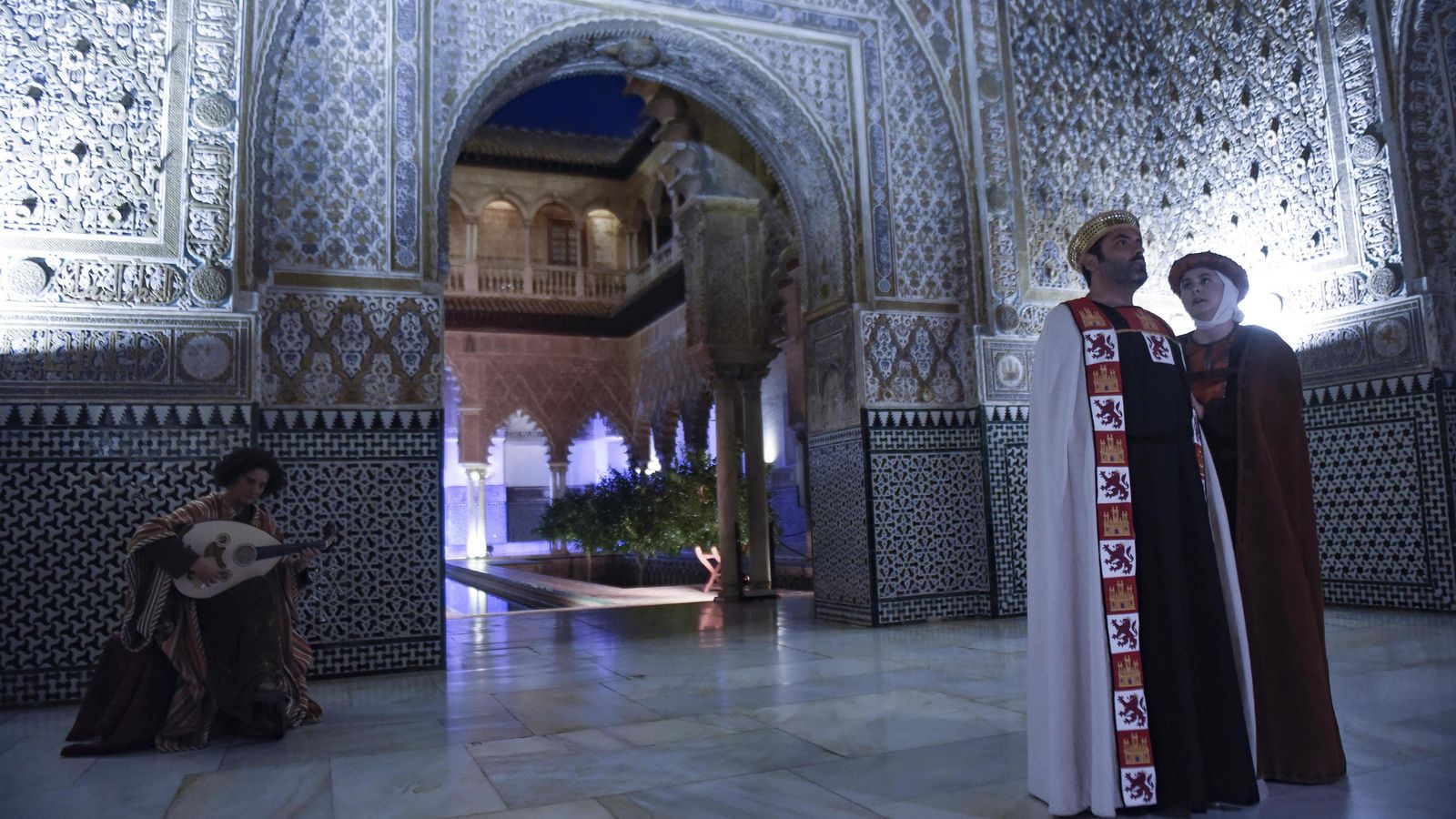 Una de las visitas nocturnas teatralizadas.