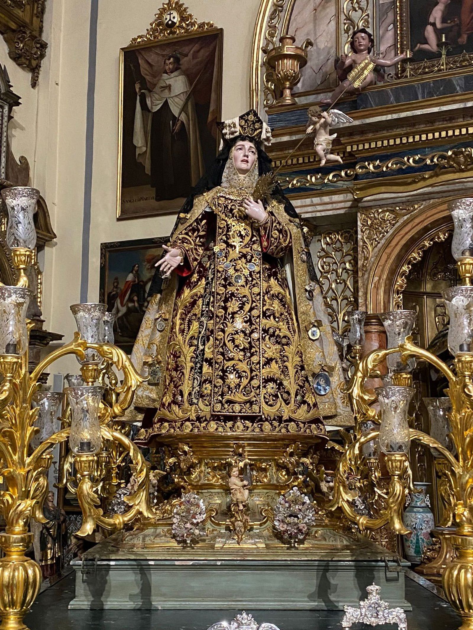 Santa Teresa de Jesús ya participó en el Corpus en el año 2022