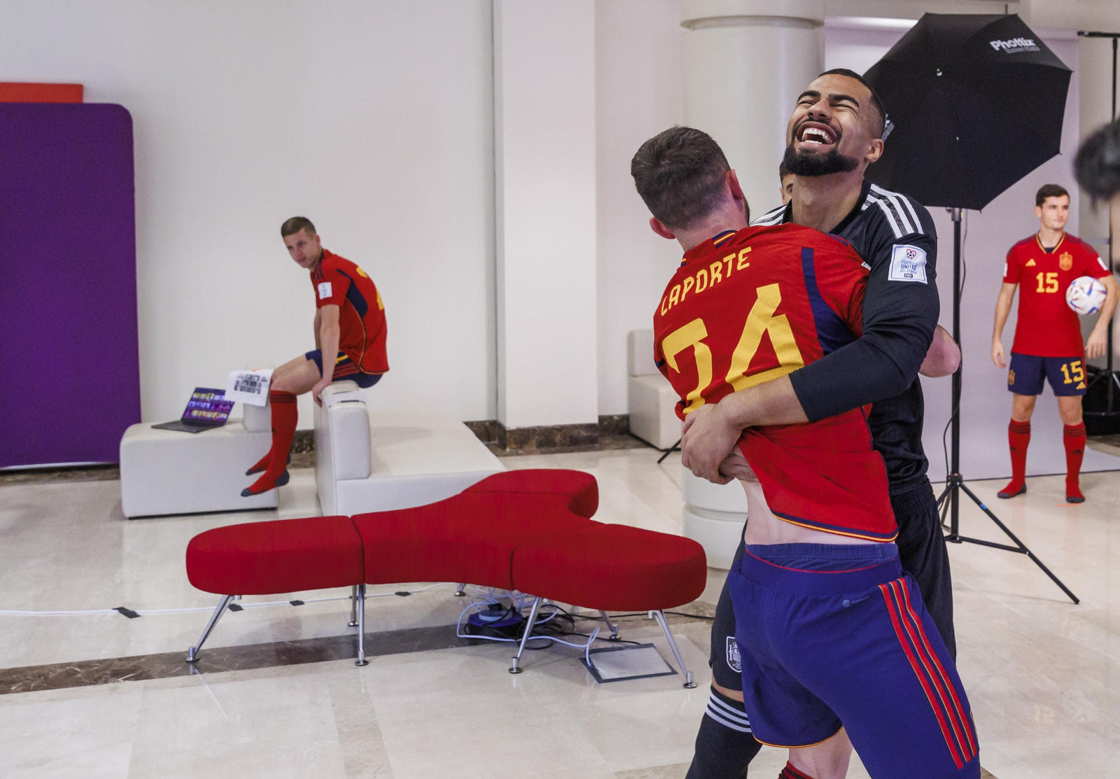 Las imágenes del día de la selección española en el Mundial de Qatar