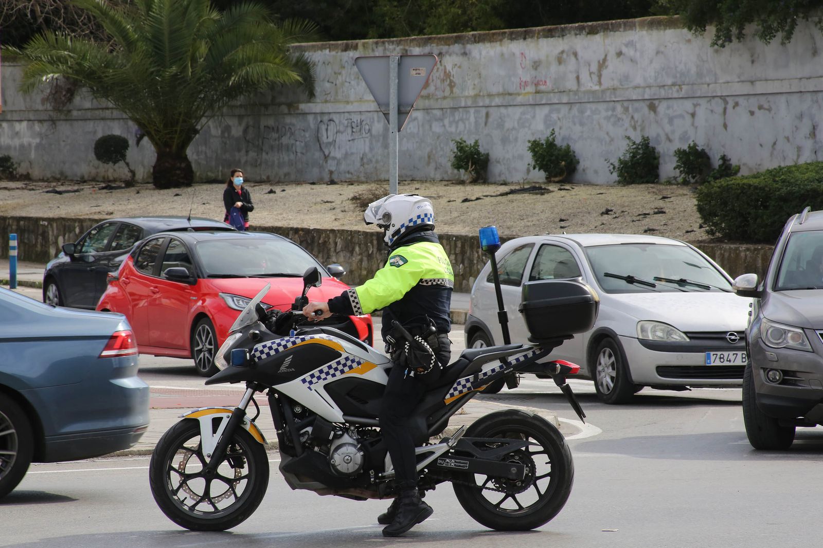 Marcha de los trabajadores contra el ERE de Holcim en Jerez