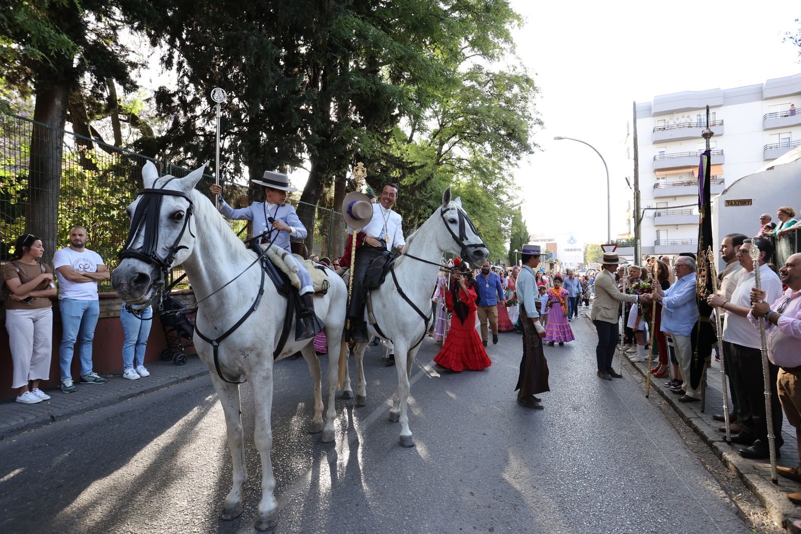 Llegada de la Hermandad del Rocío de Jerez a Santo Domingo