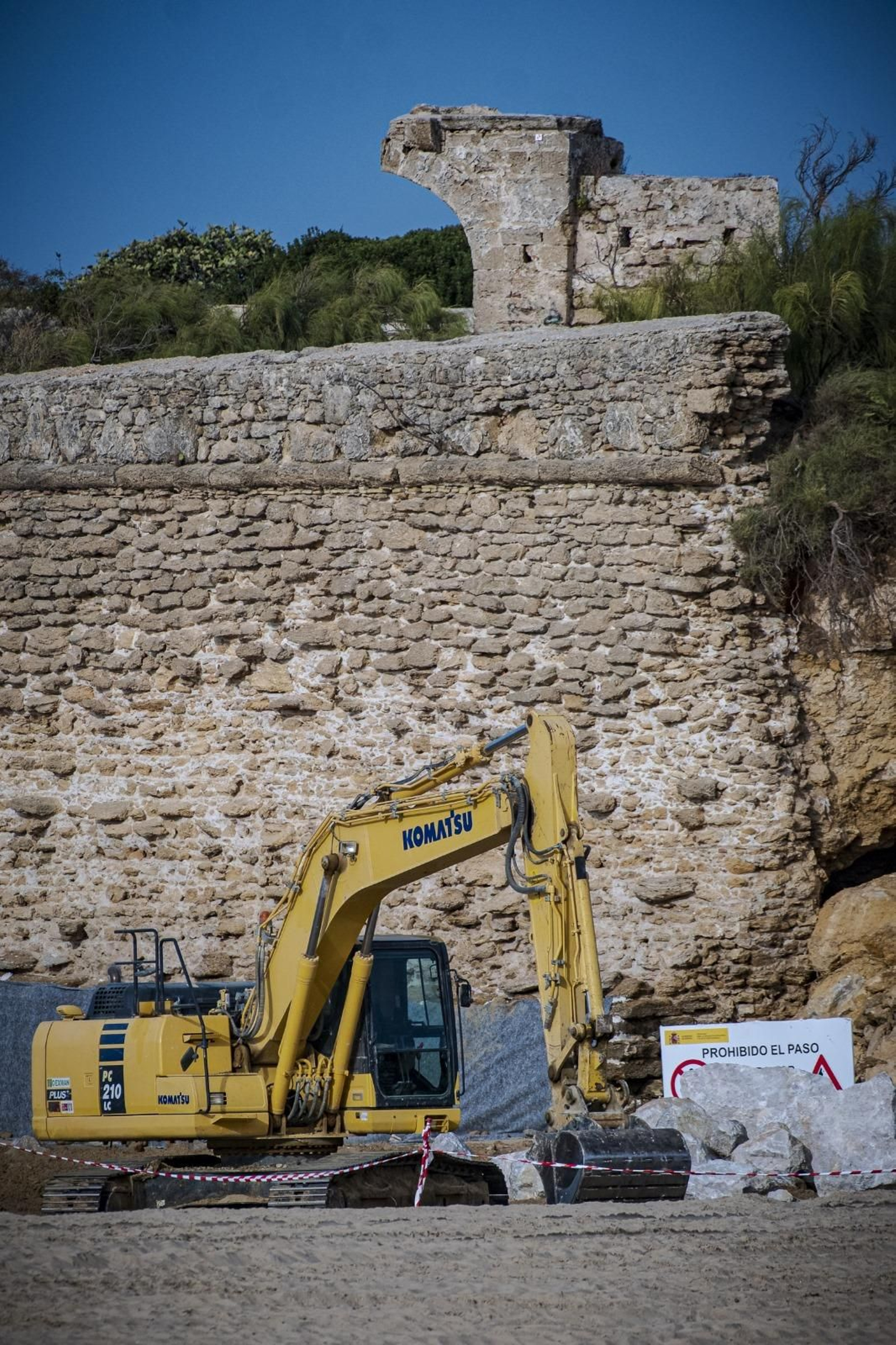 Otra vista de las obras que se llevan a cabo.