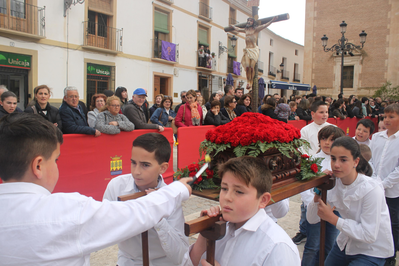 La procesión infantil de Vélez Rubio, en imágenes